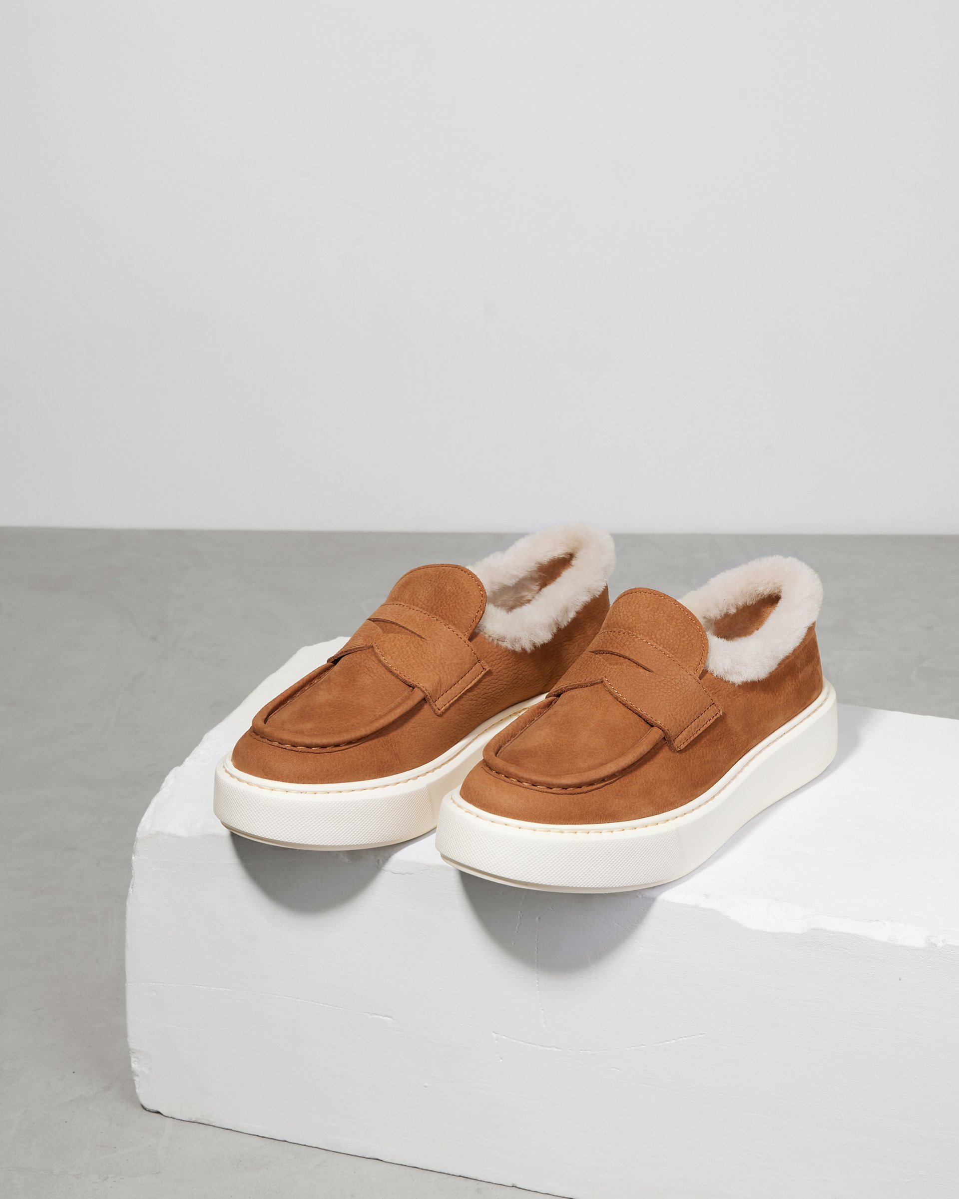 Коричневые кожаные туфли лоферы - Image 2 of 4