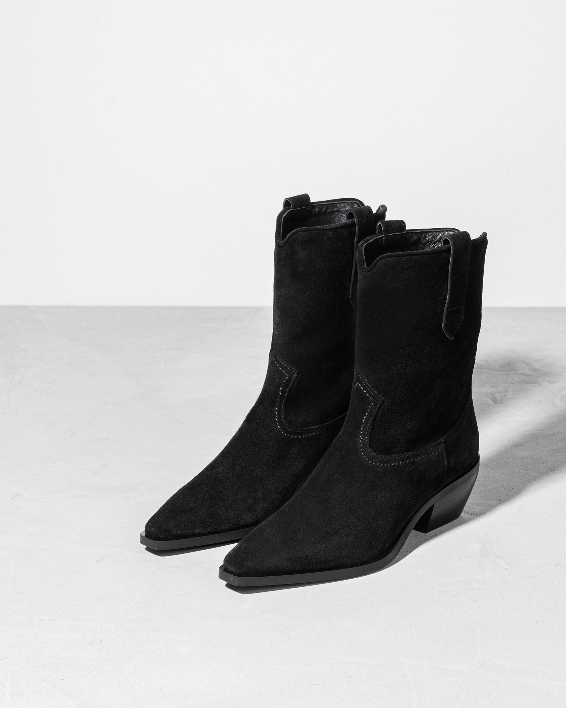 Черные замшевые ботильоны - Image 2 of 7