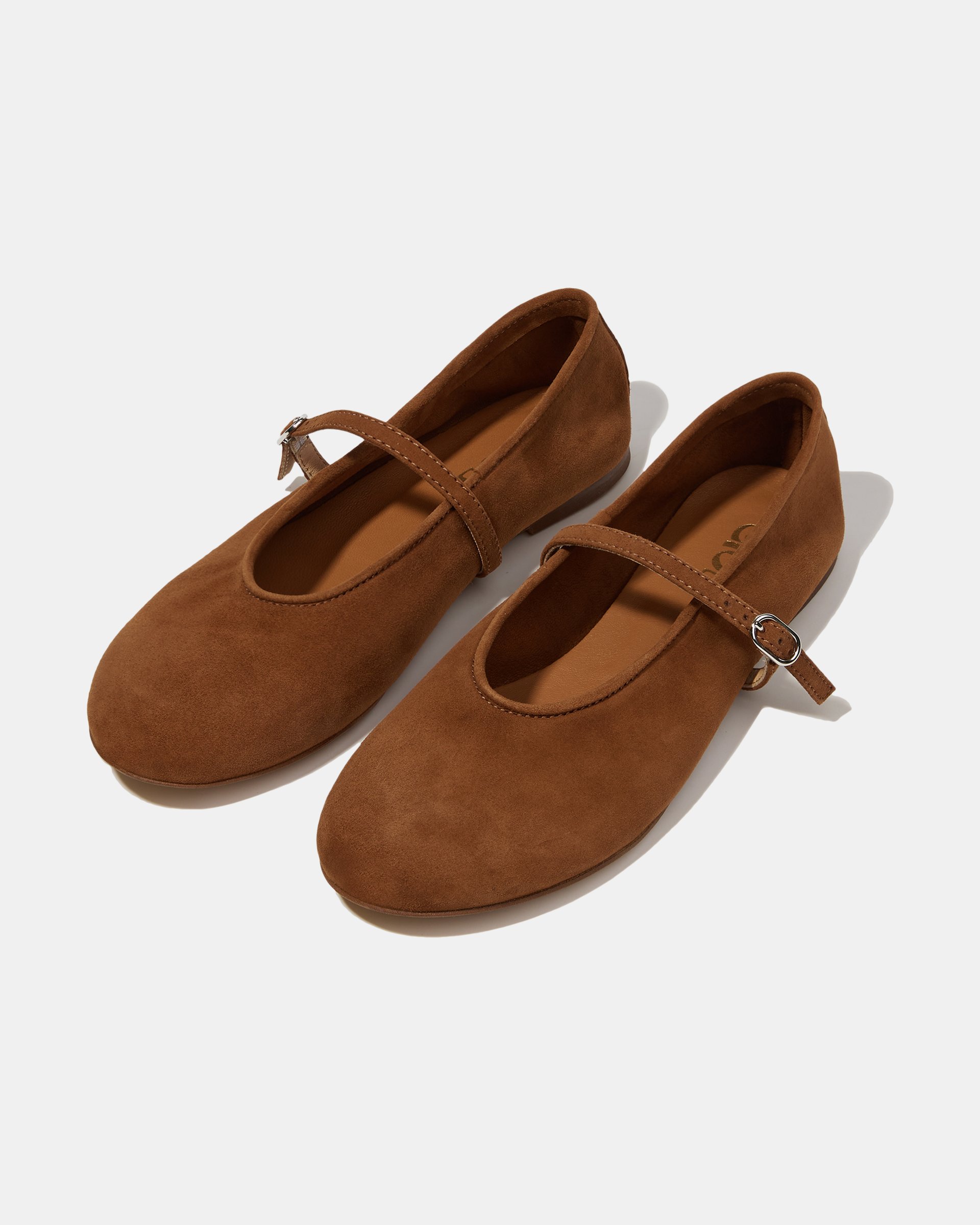 Коричневые замшевые балетки - Image 2 of 4