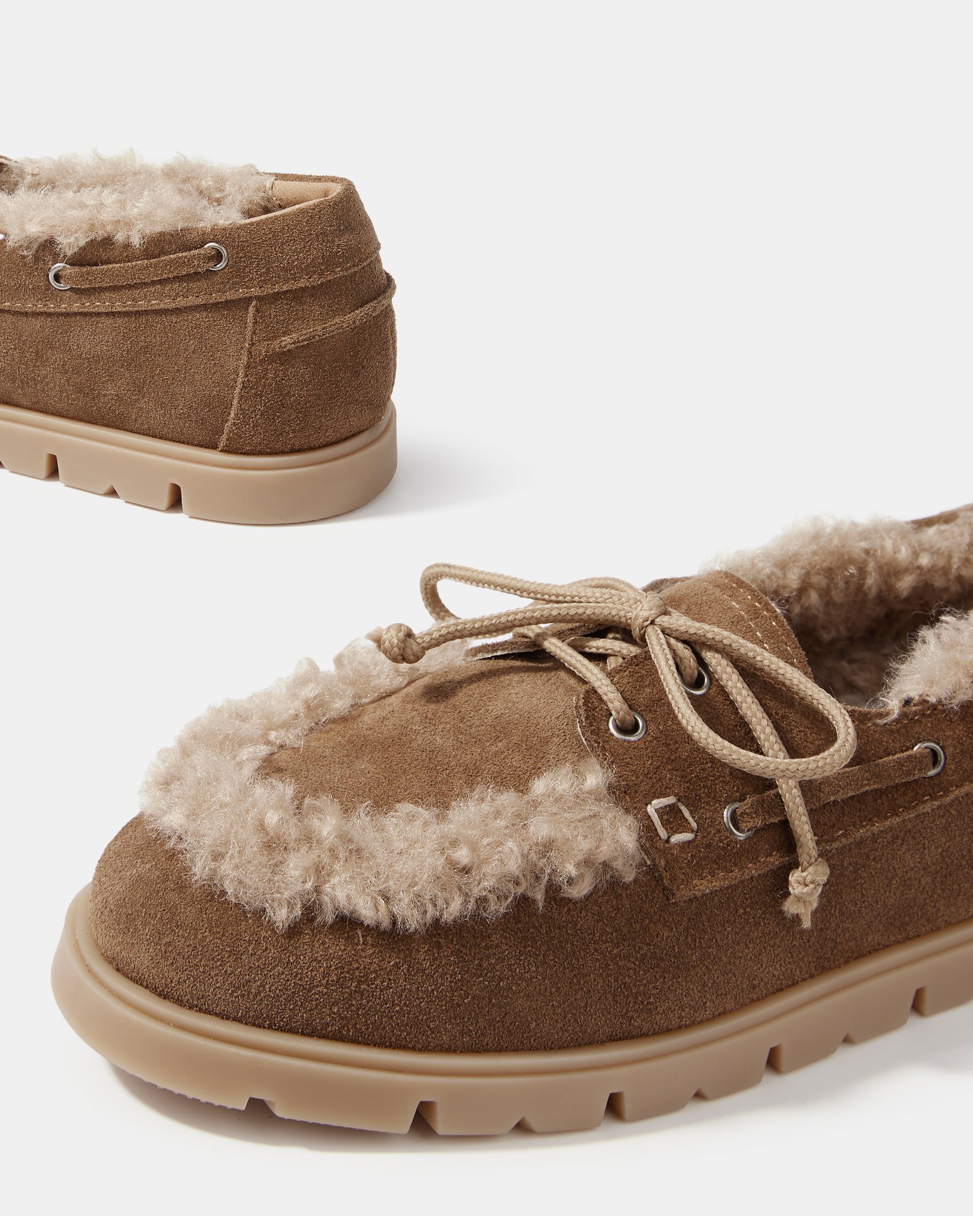 Коричневые замшевые мокасины - Image 4 of 4