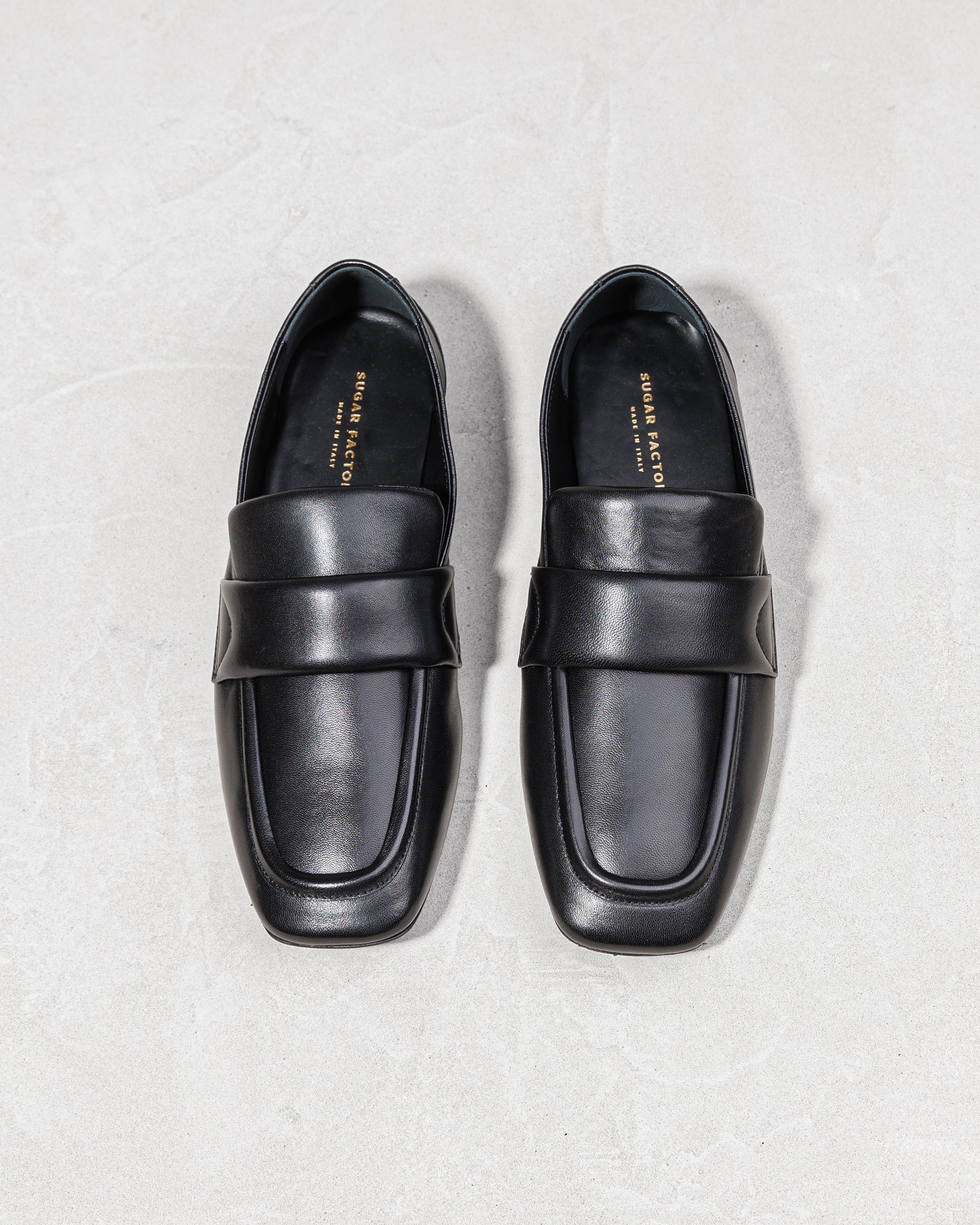 Черные кожаные лоферы с пряжкой - Image 3 of 6