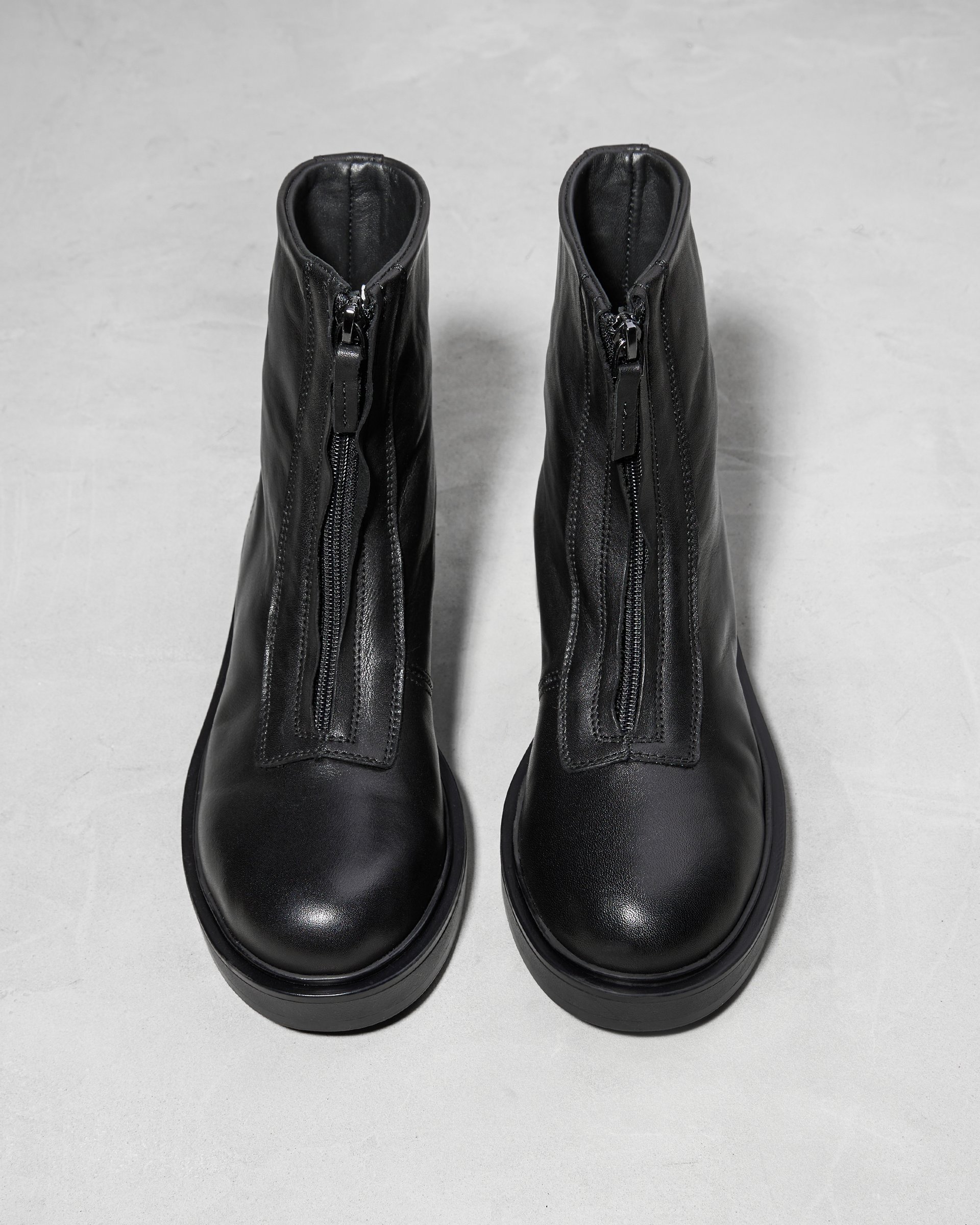Черные кожаные женские ботинки - Image 3 of 6