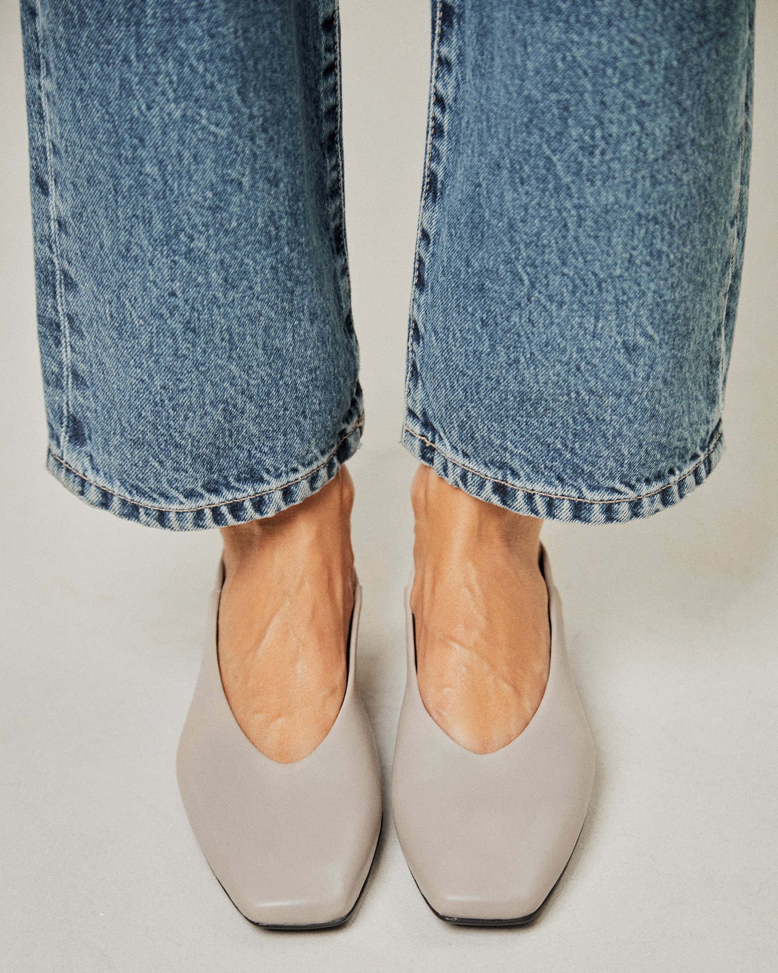 Серые туфли из натуральной кожи - Image 6 of 6