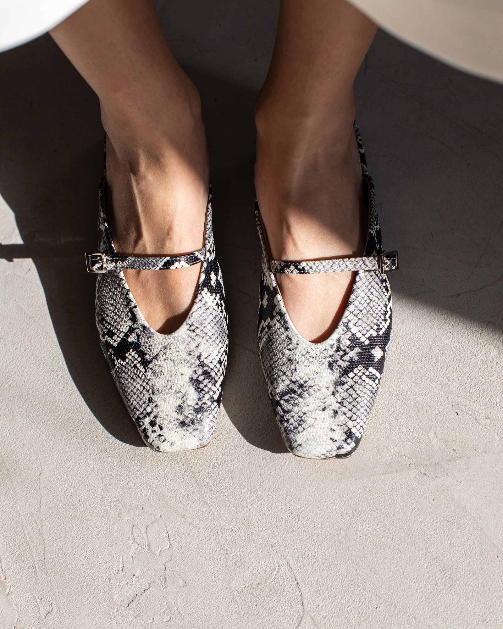 Кожаные слиперы с принтом питона - Image 5 of 5