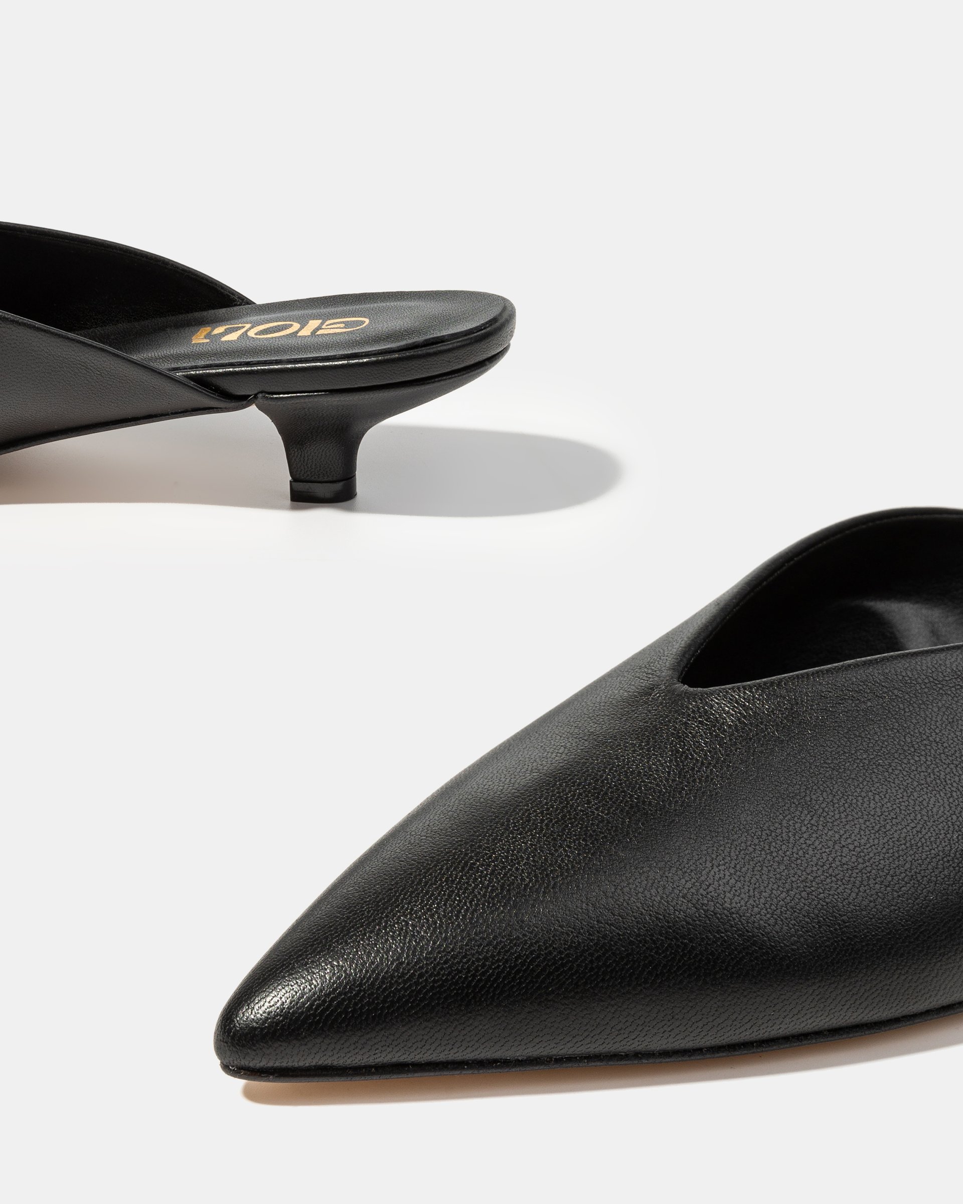 Черные кожаные мюли - Image 4 of 4