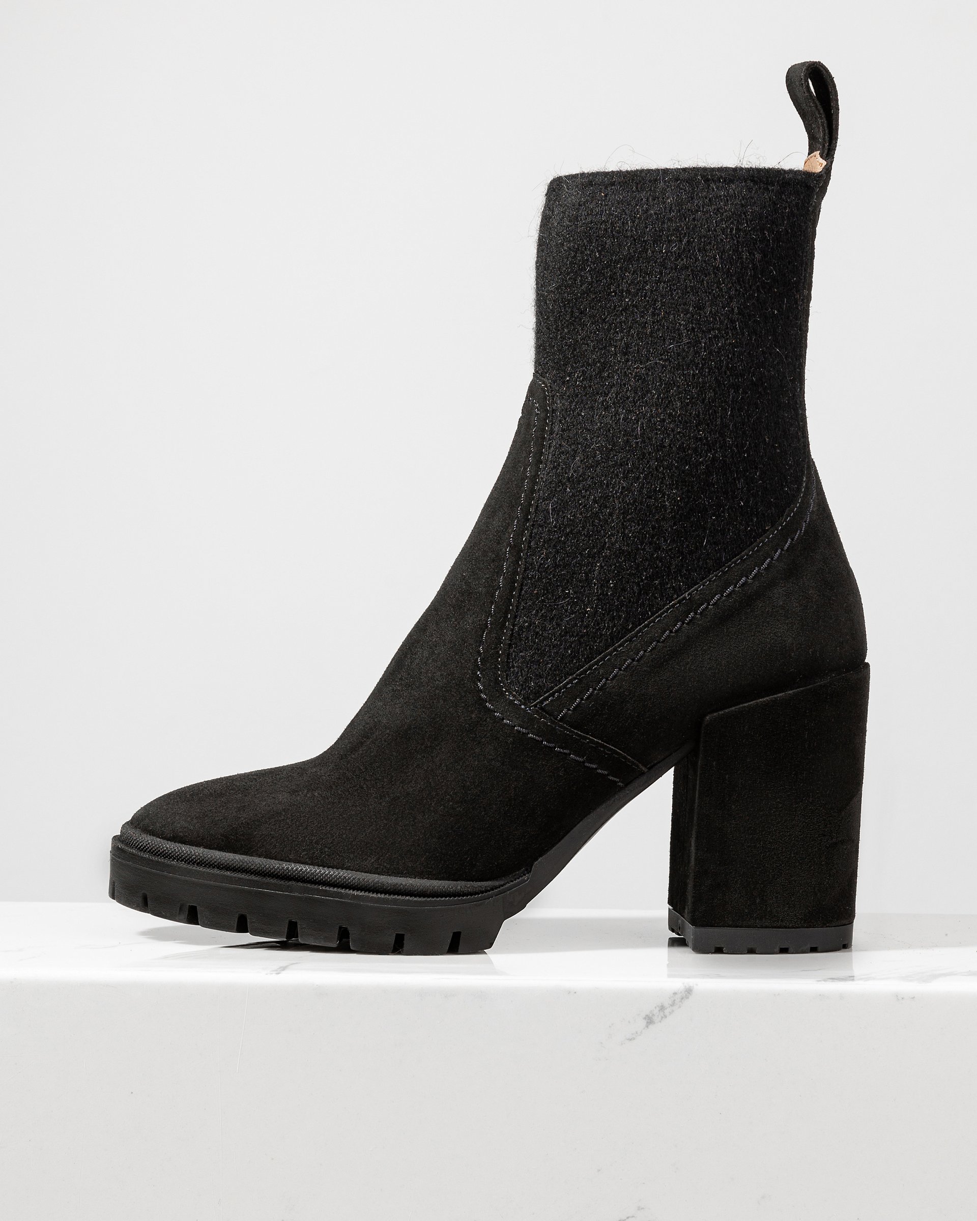 Черные ботинки из замши - Main image