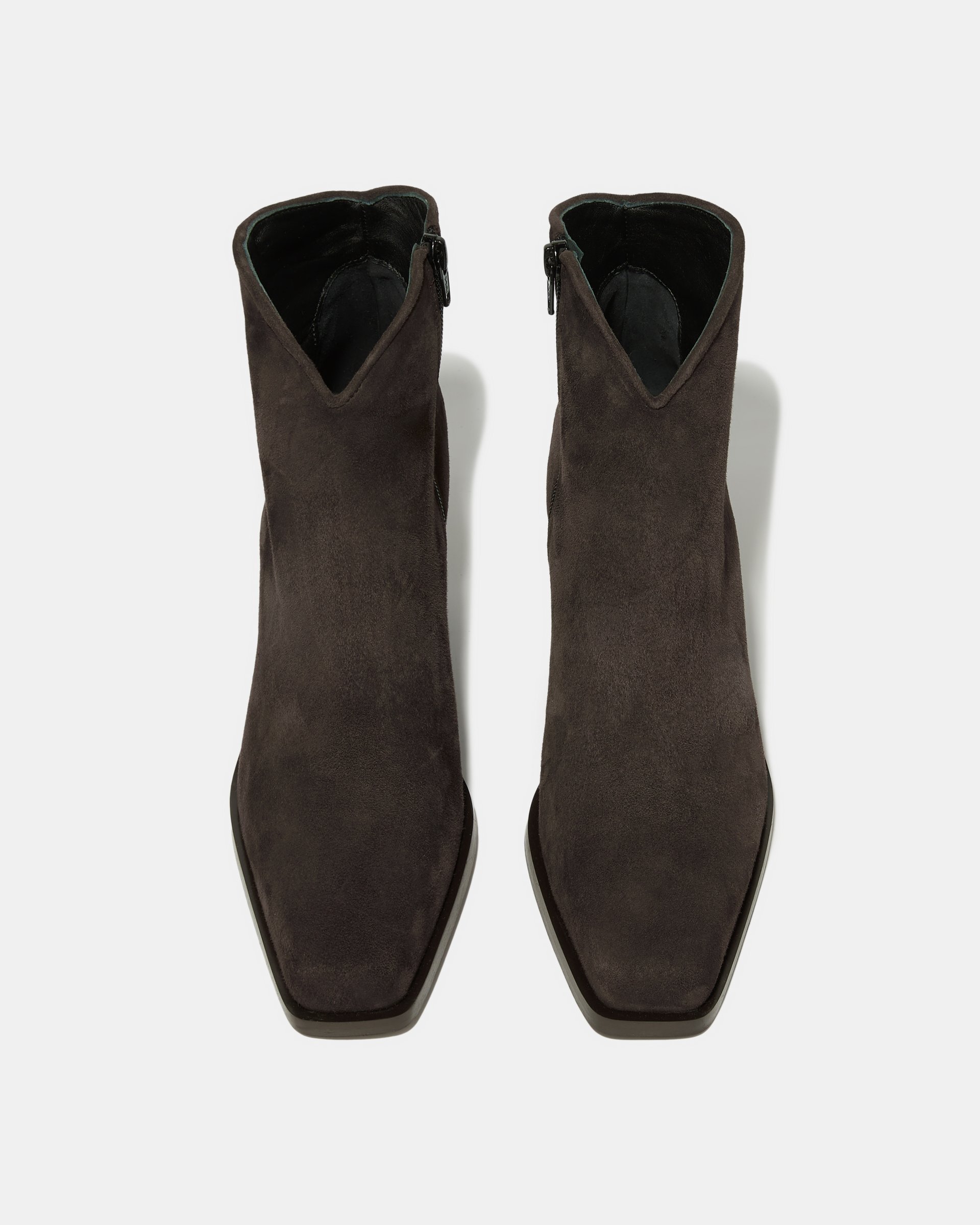 Коричневые замшевые ботильоны - Image 3 of 5