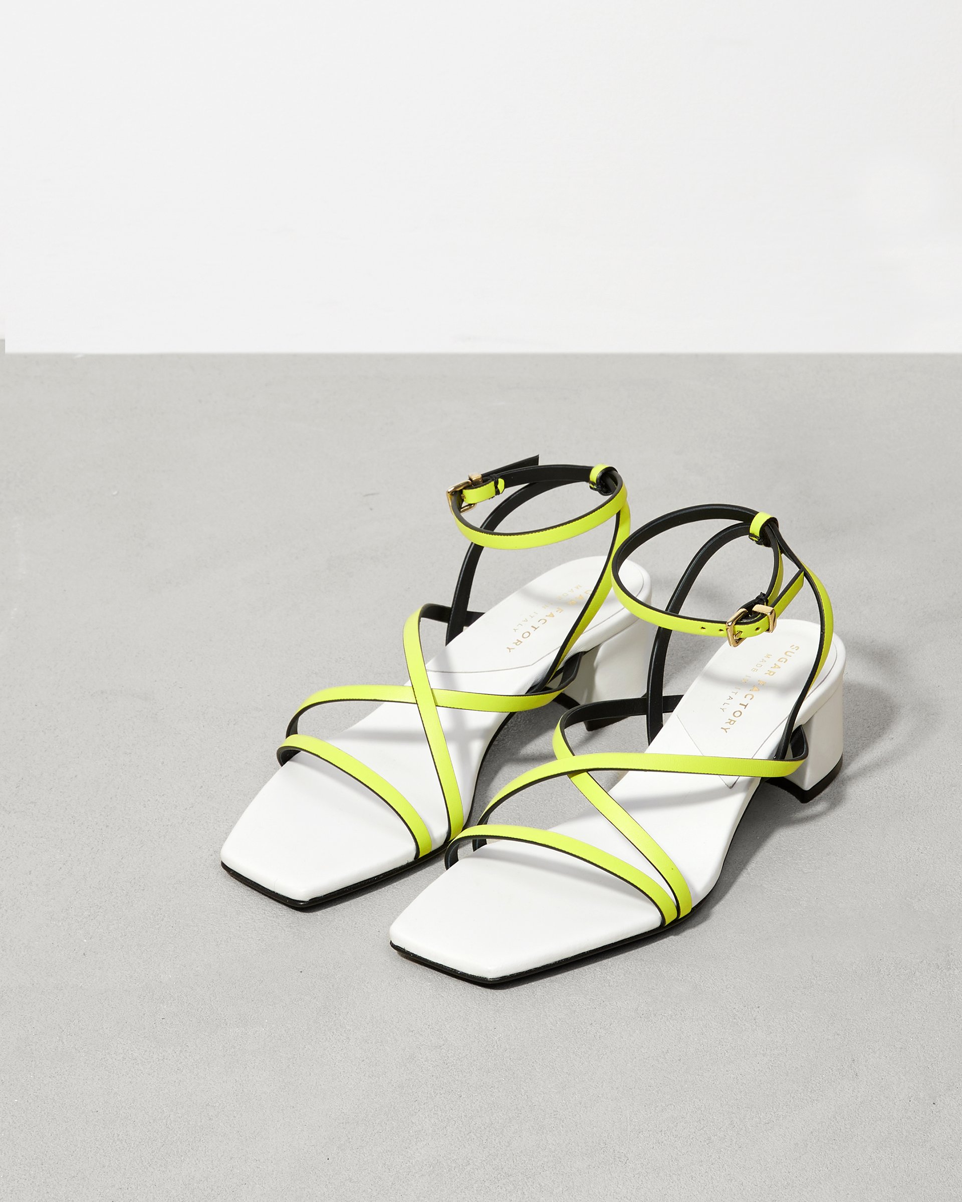 Салатовые кожаные босоножки - Image 3 of 6