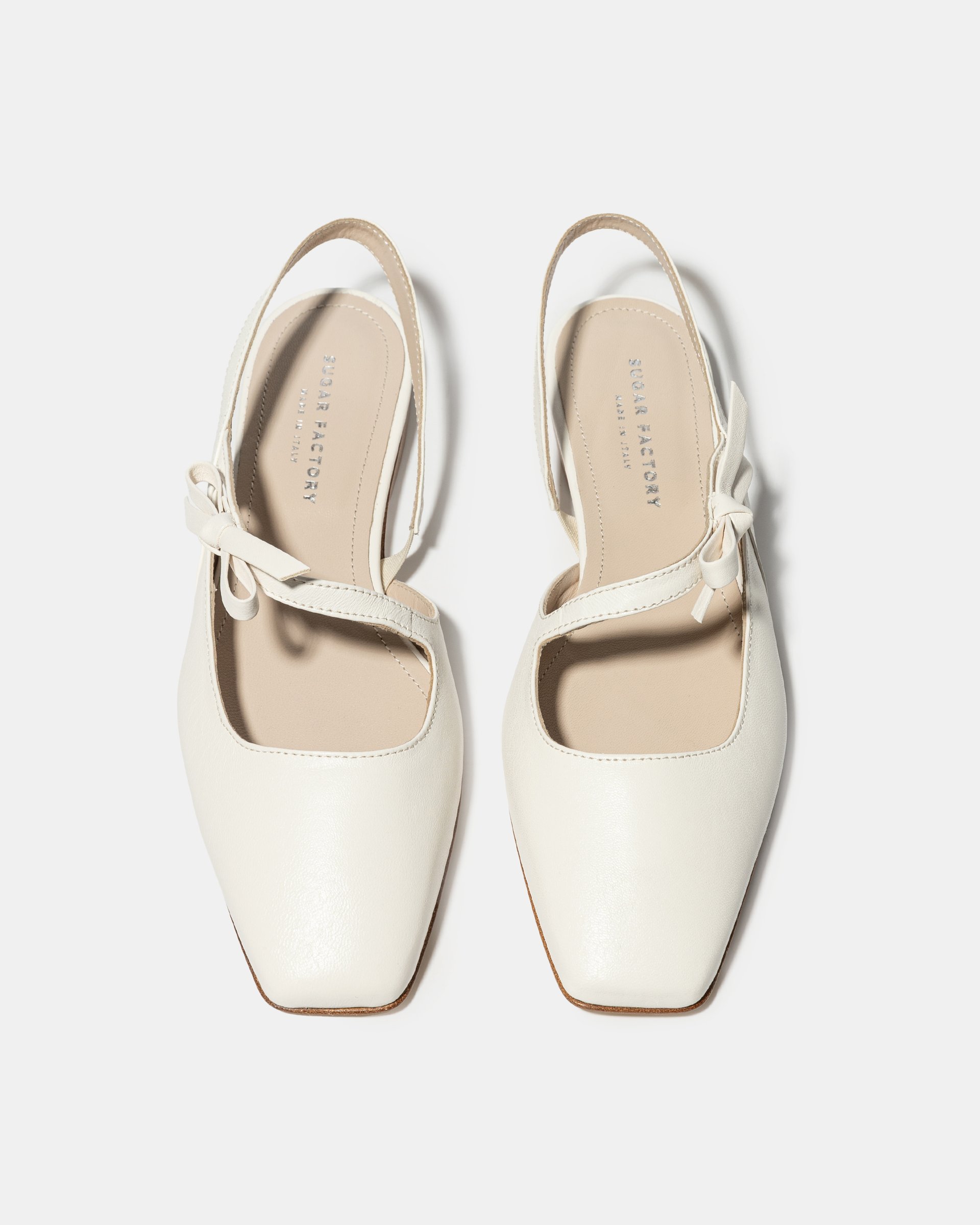 Белые туфли с ремешками и бантиком - Image 3 of 4