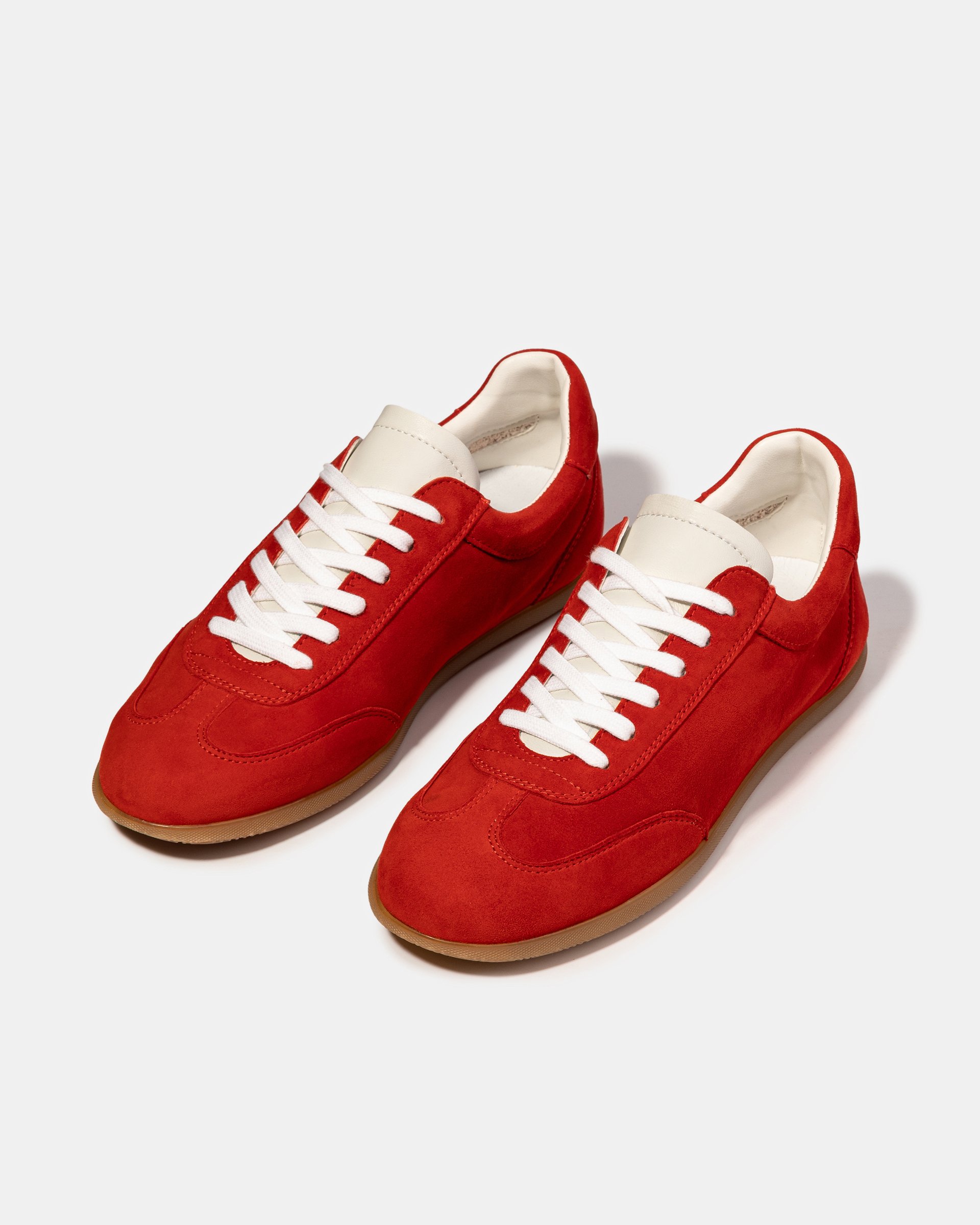 Красные замшевые кеды - Image 2 of 5