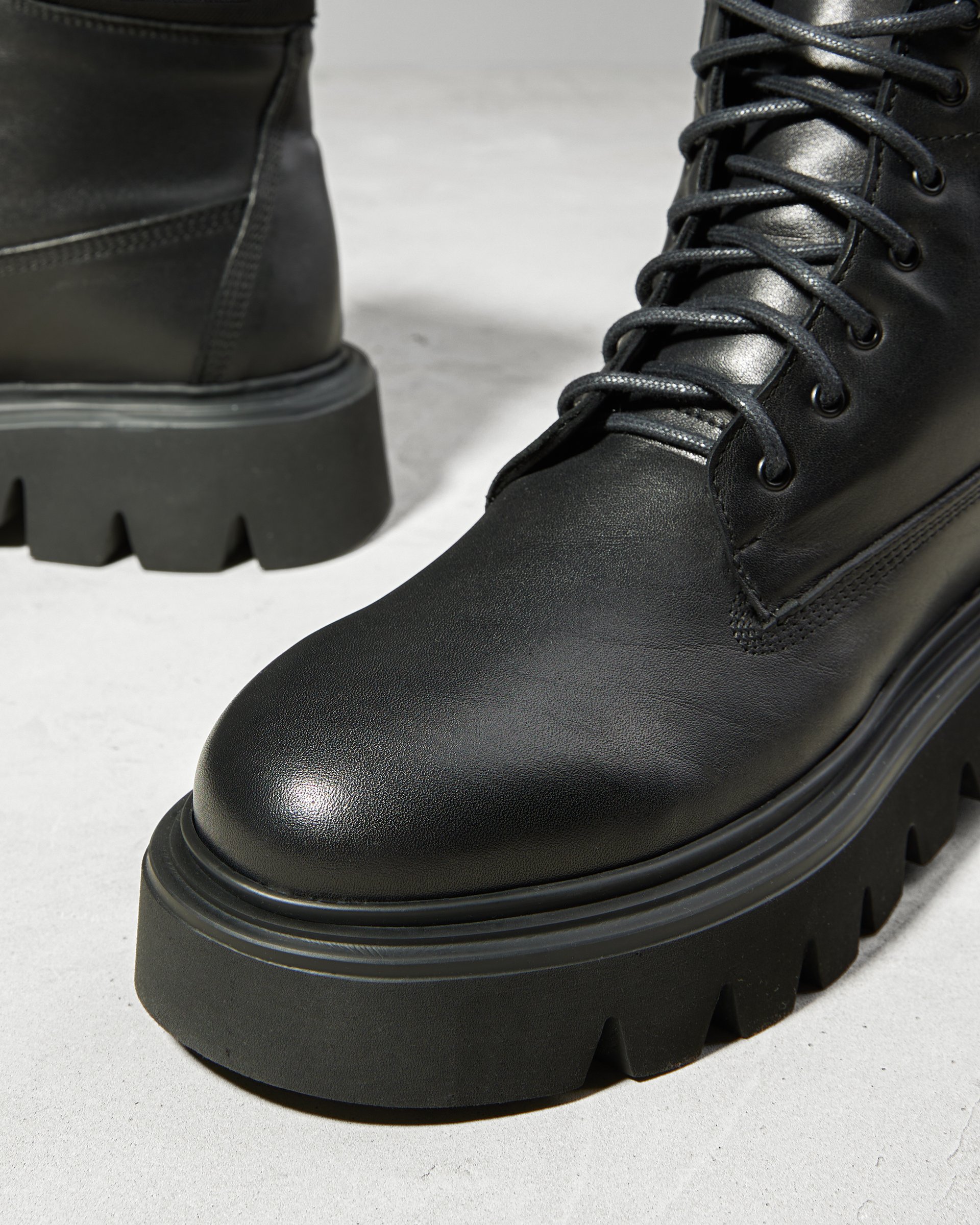 Черные ботинки из натуральной кожи - Image 3 of 7