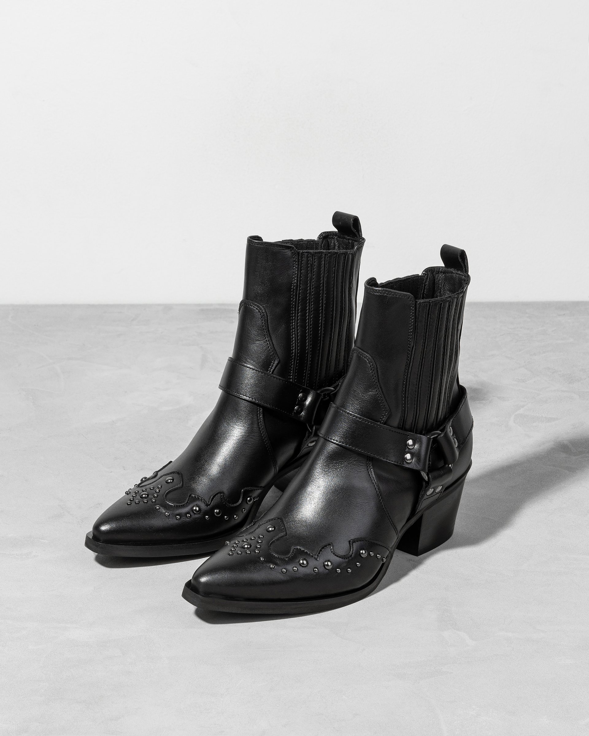 Черные кожаные ботинки - Image 2 of 6