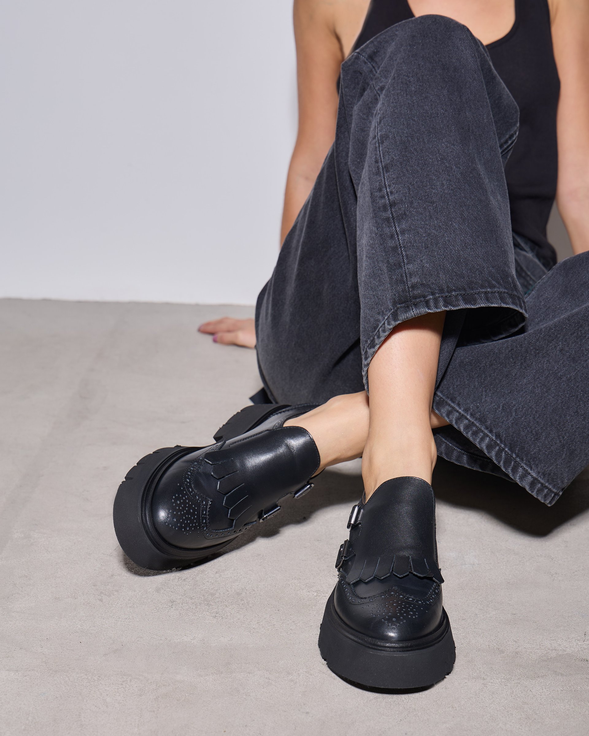 Черные кожаные монки - Image 5 of 5