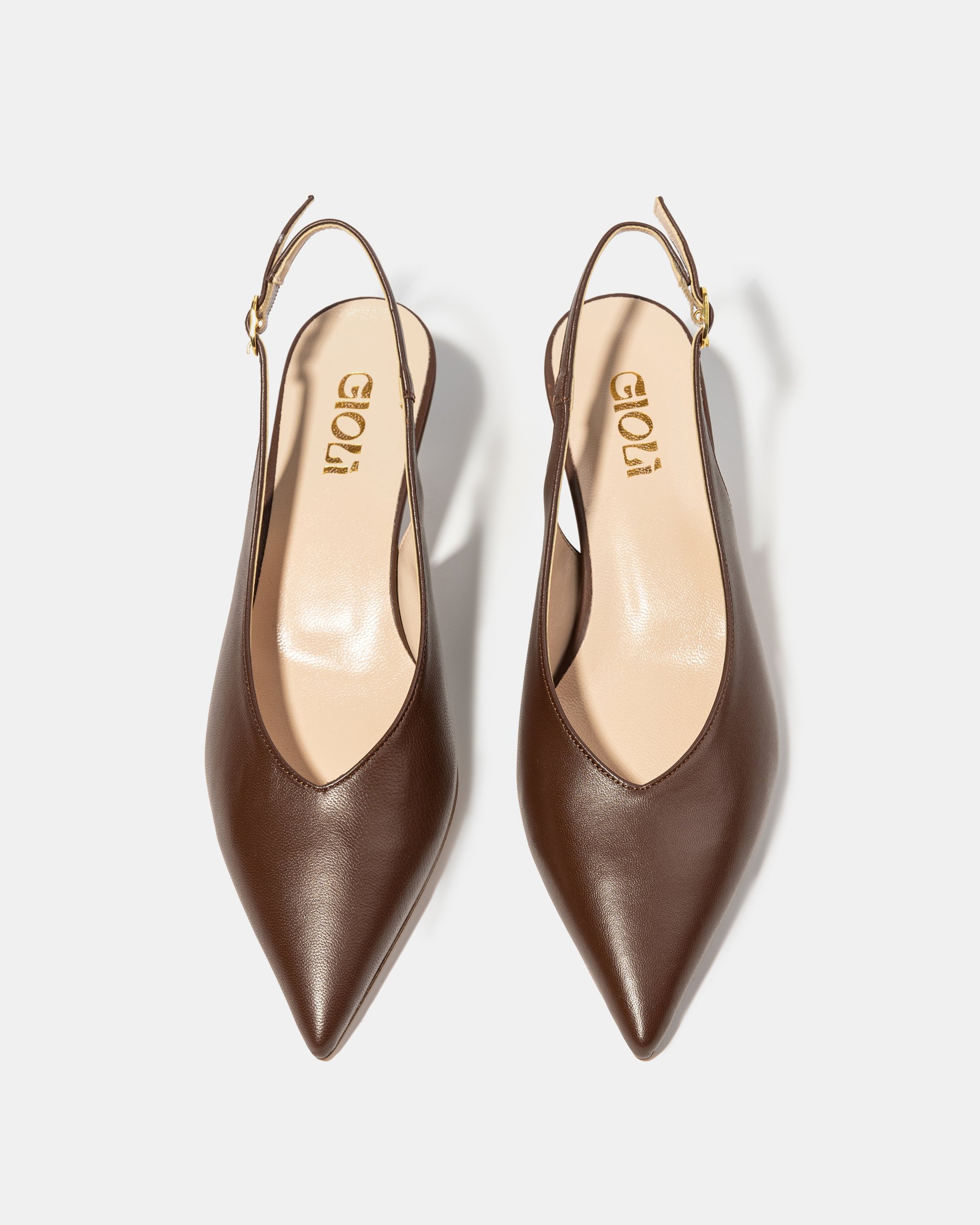 Темно-коричневые кожаные туфли - Image 3 of 4