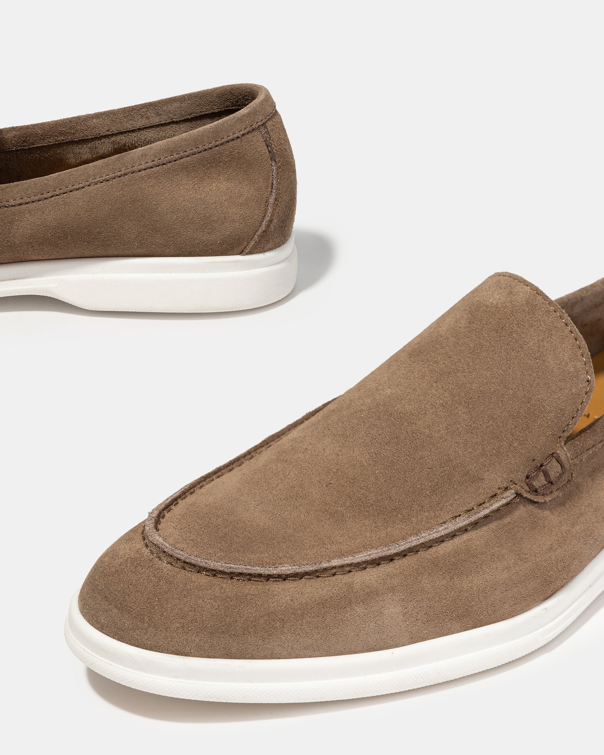 Серые замшевые лоферы - Image 4 of 5