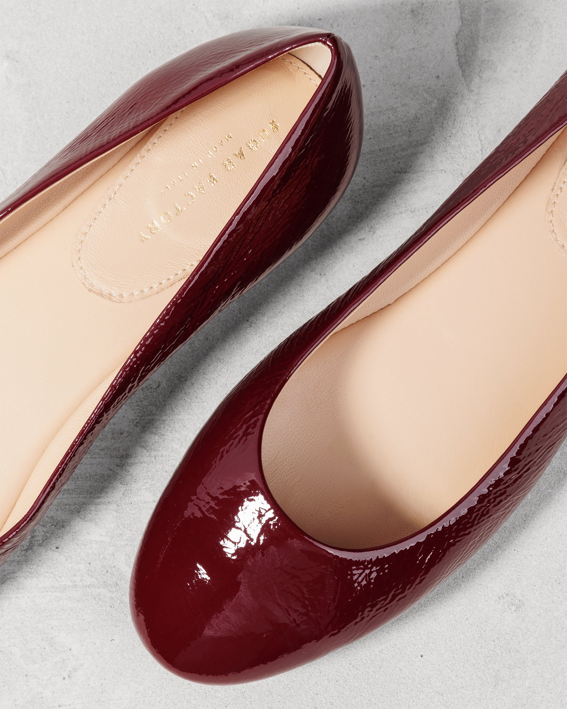 Бордовые туфли из лакированной кожи - Image 4 of 6