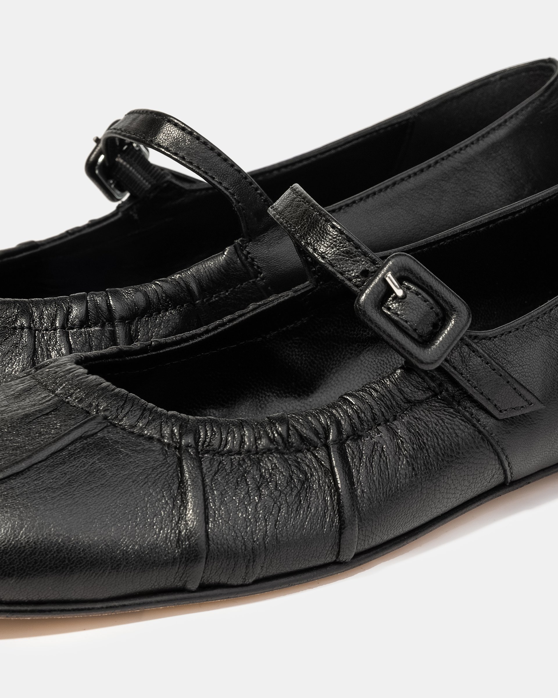 Черные классические балетки из натуральной кожи - Image 4 of 4