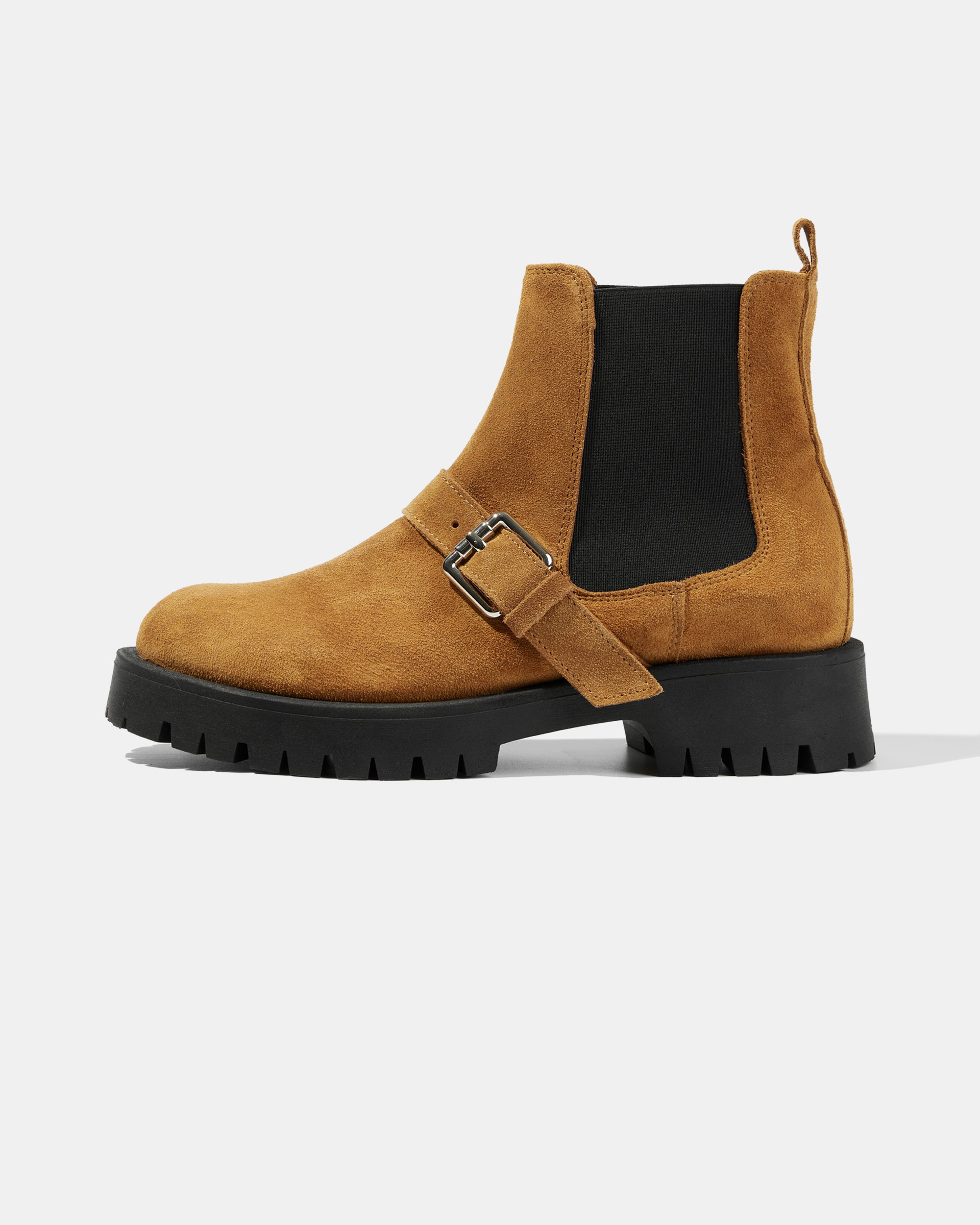 Коричневые замшевые челси - Main image