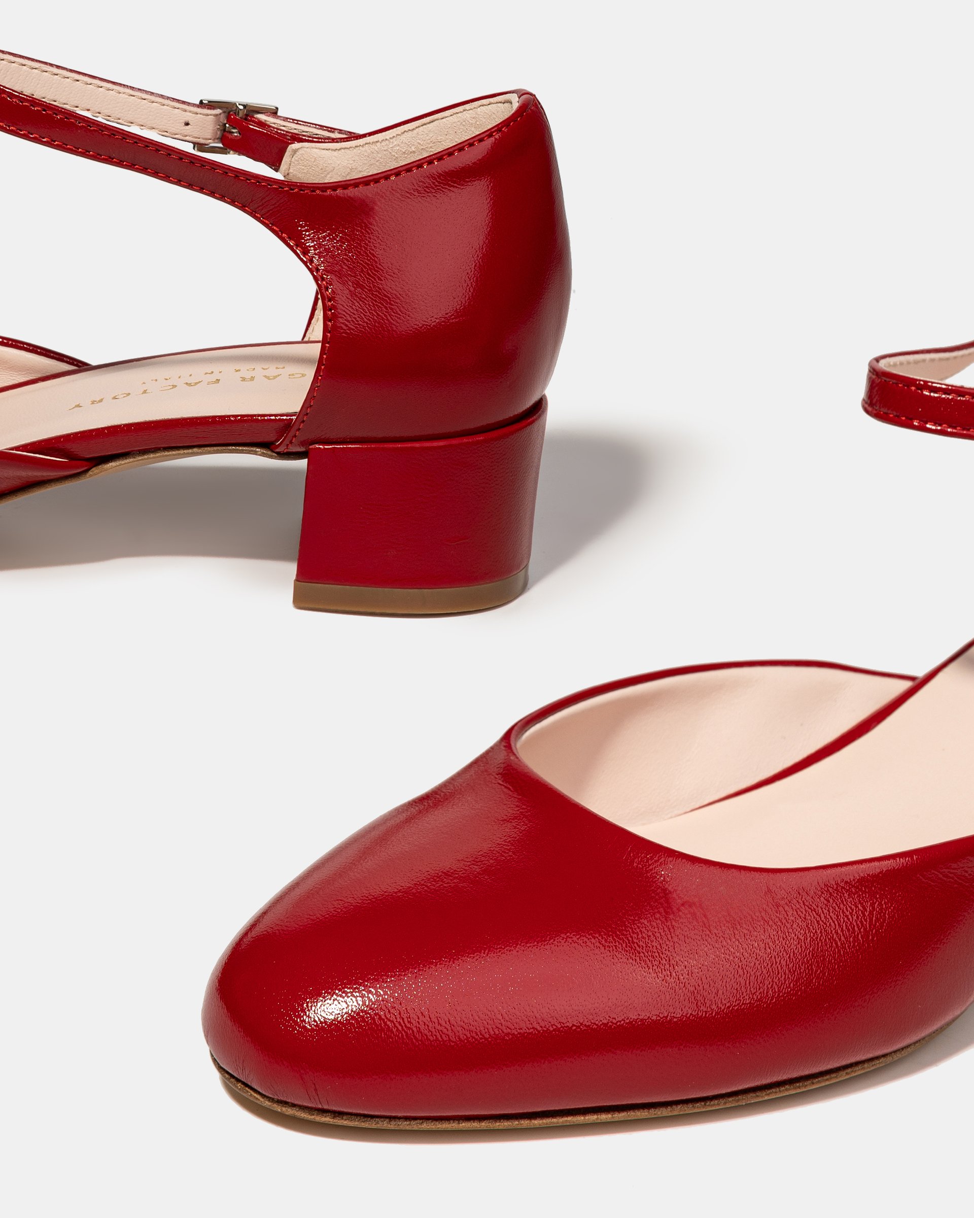 Красные лакированные туфли на каблуке - Image 4 of 5