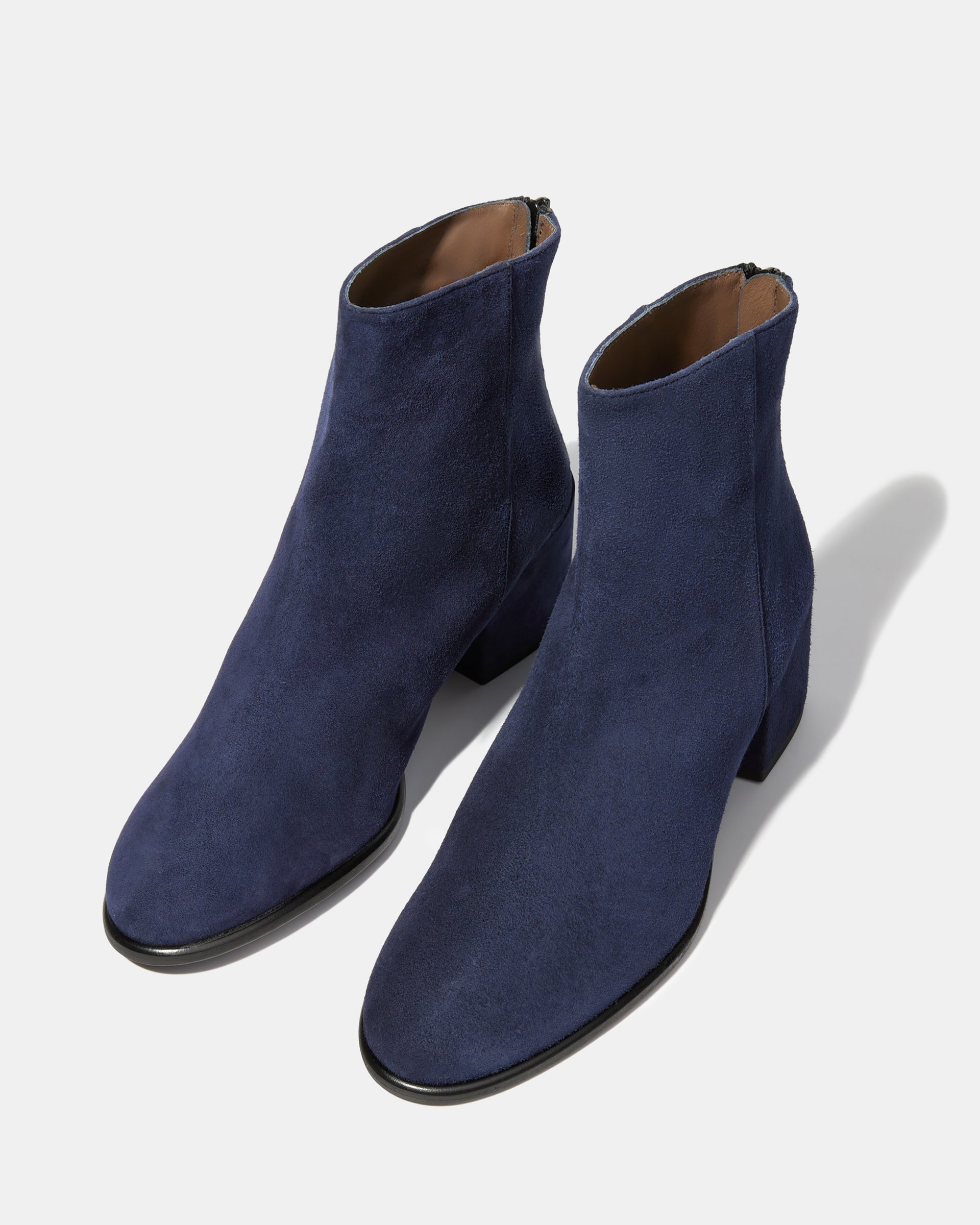 Темно-синие замшевые ботильоны - Image 2 of 4