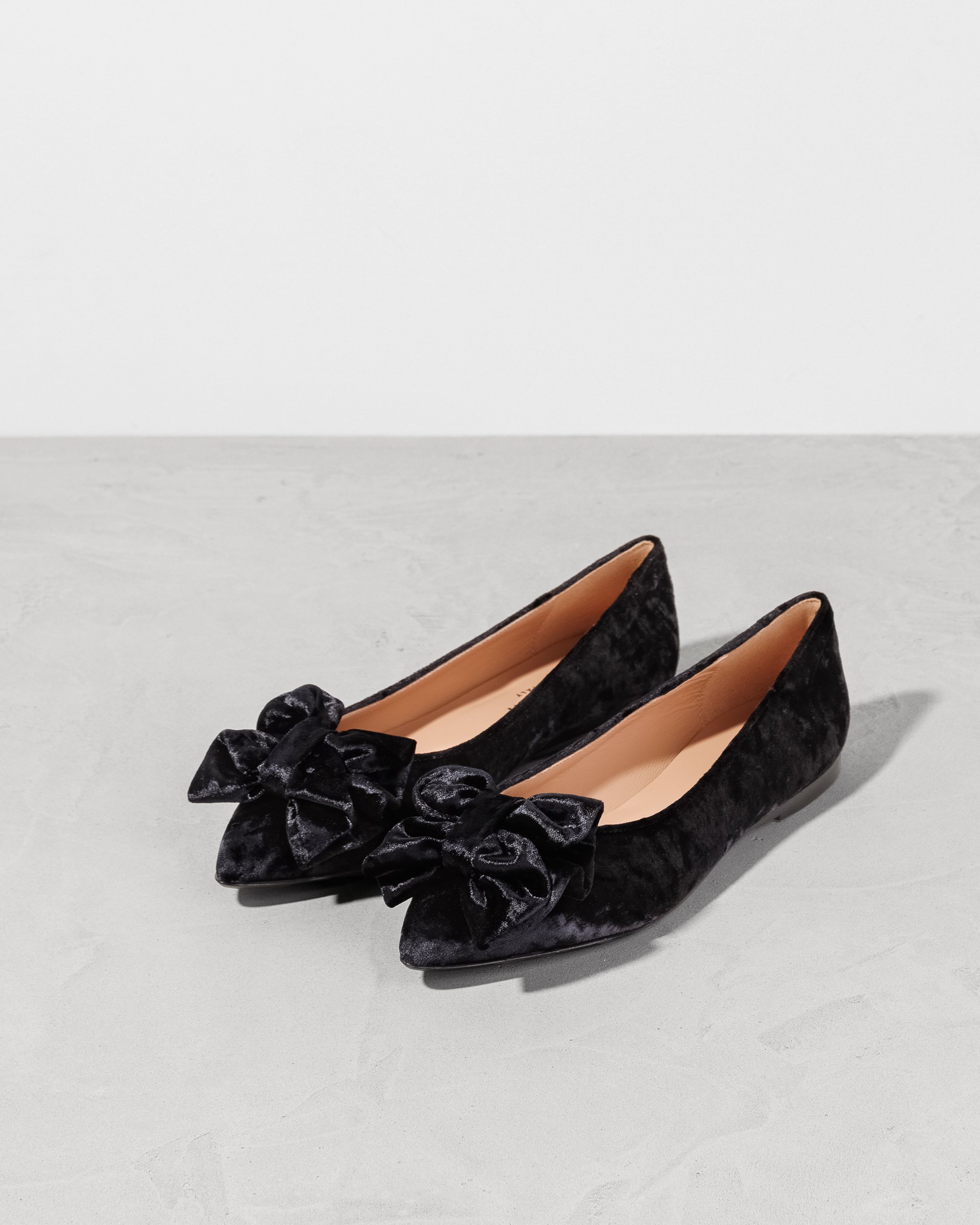 Черные текстильные туфли с бантом - Image 2 of 6