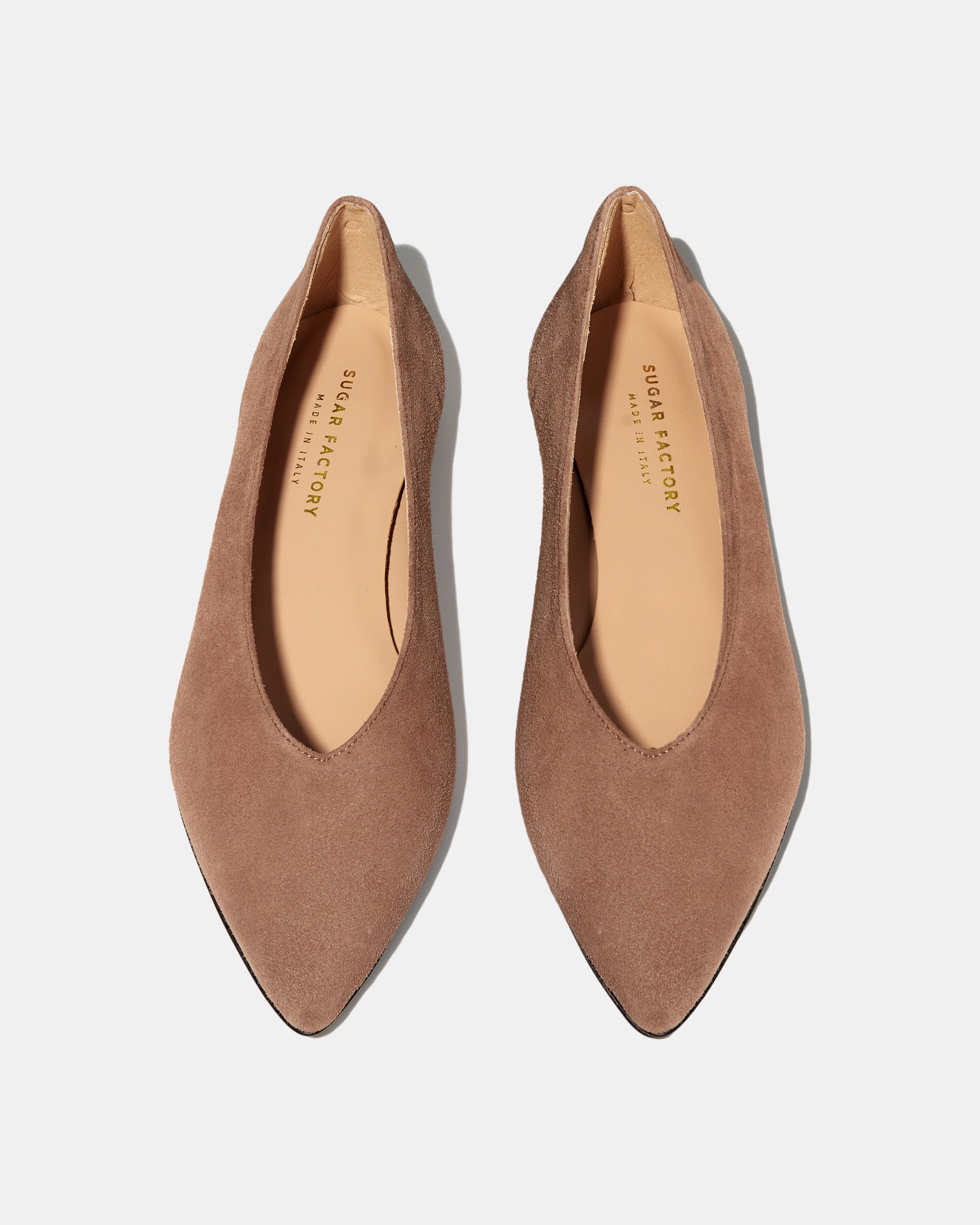 Бежевые замшевые туфли - Image 3 of 5