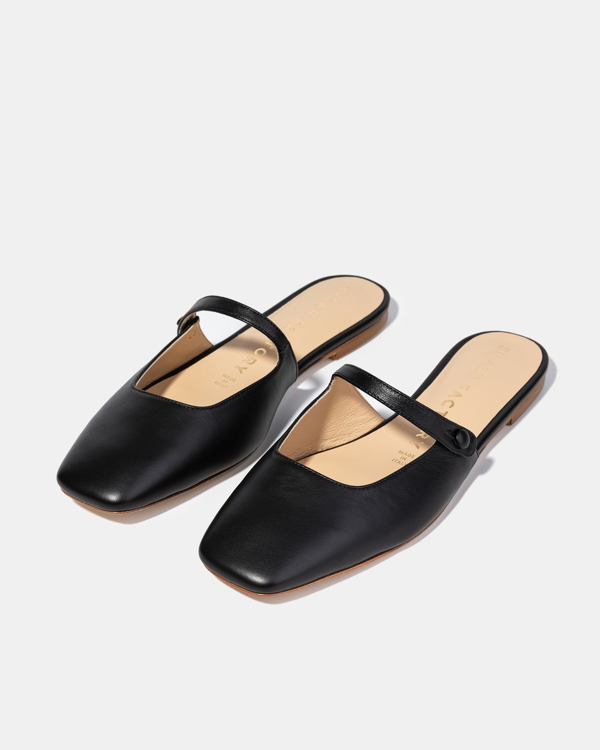 Черные слиперы из натуральной кожи - Image 2 of 5