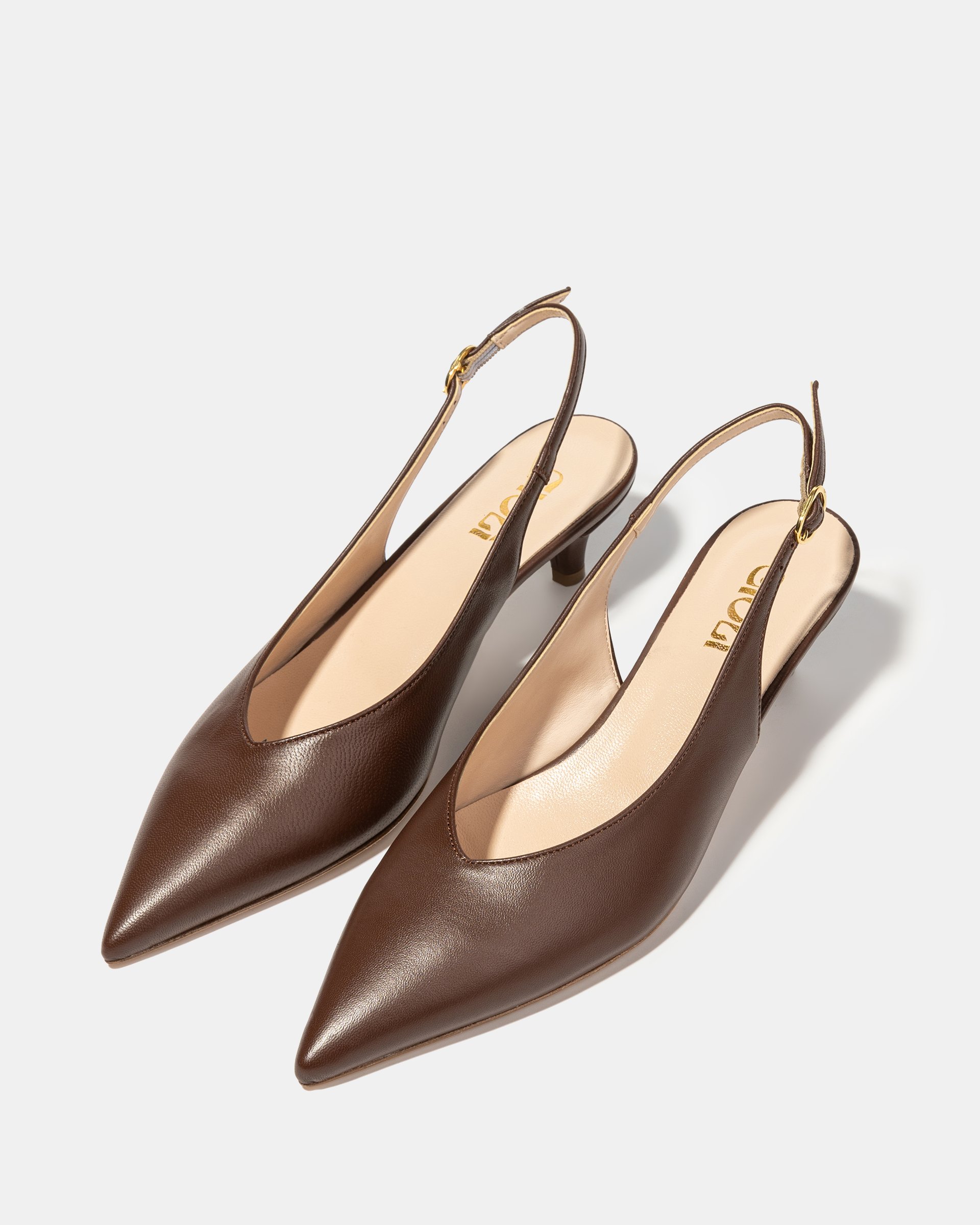 Темно-коричневые кожаные туфли - Image 2 of 4