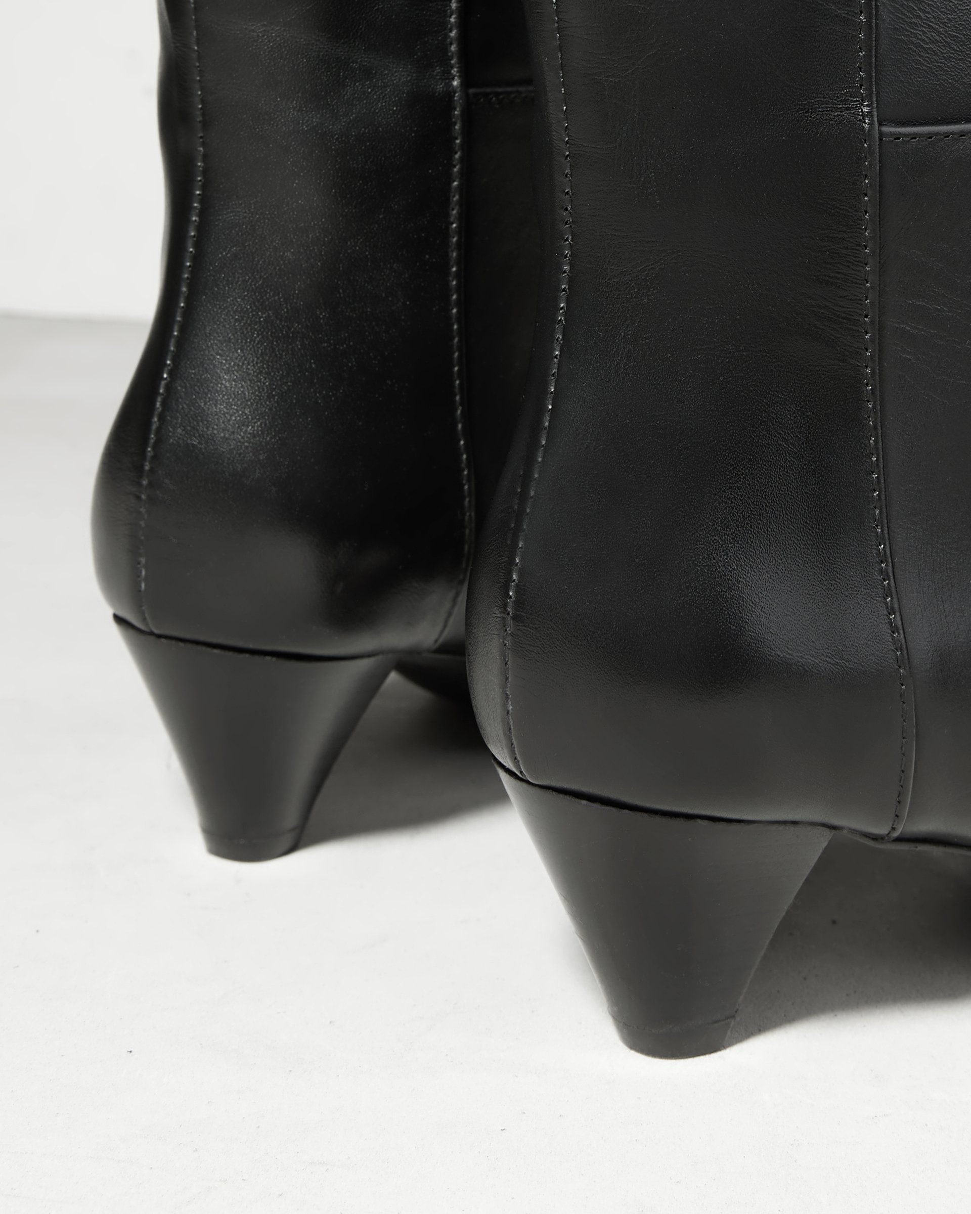 Черные кожаные сапоги - Image 4 of 6