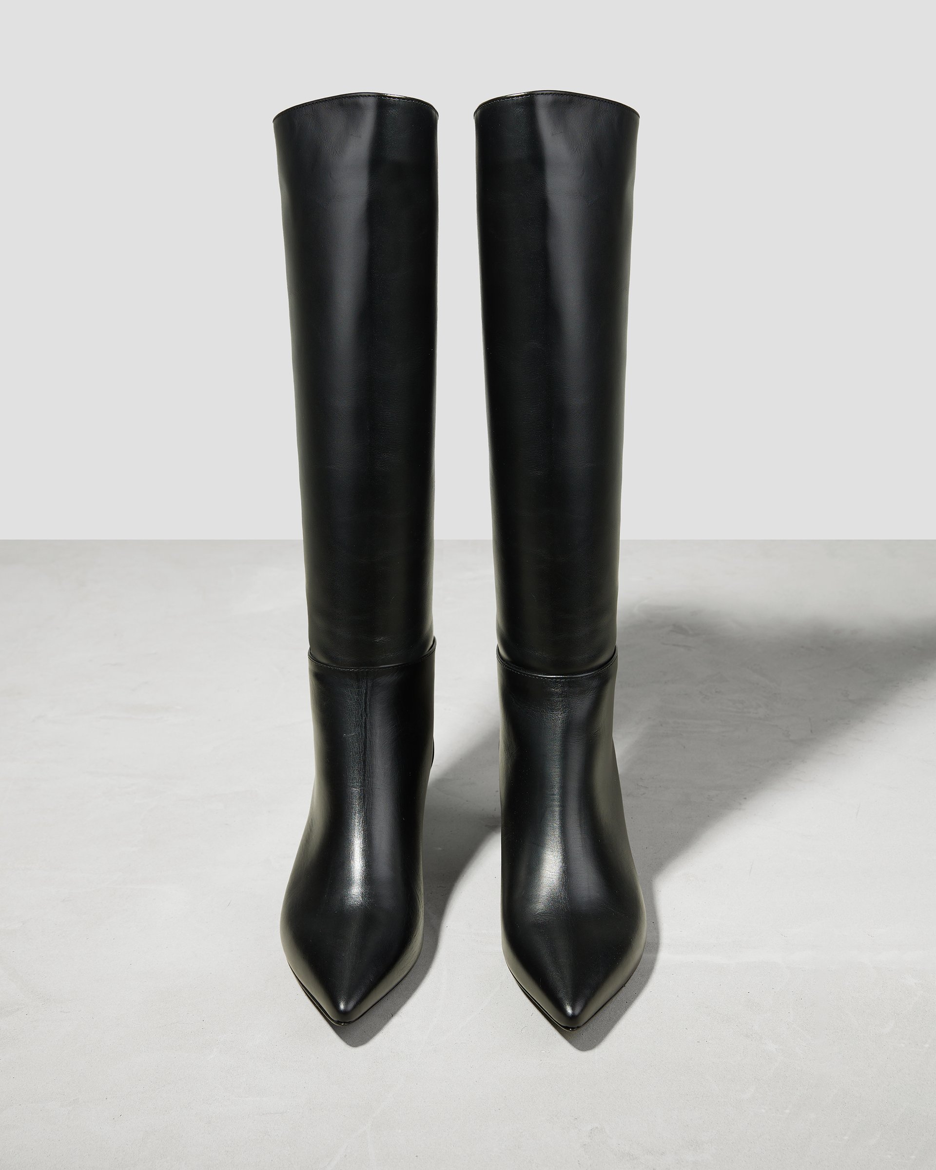 Черные кожаные сапоги - Image 3 of 6