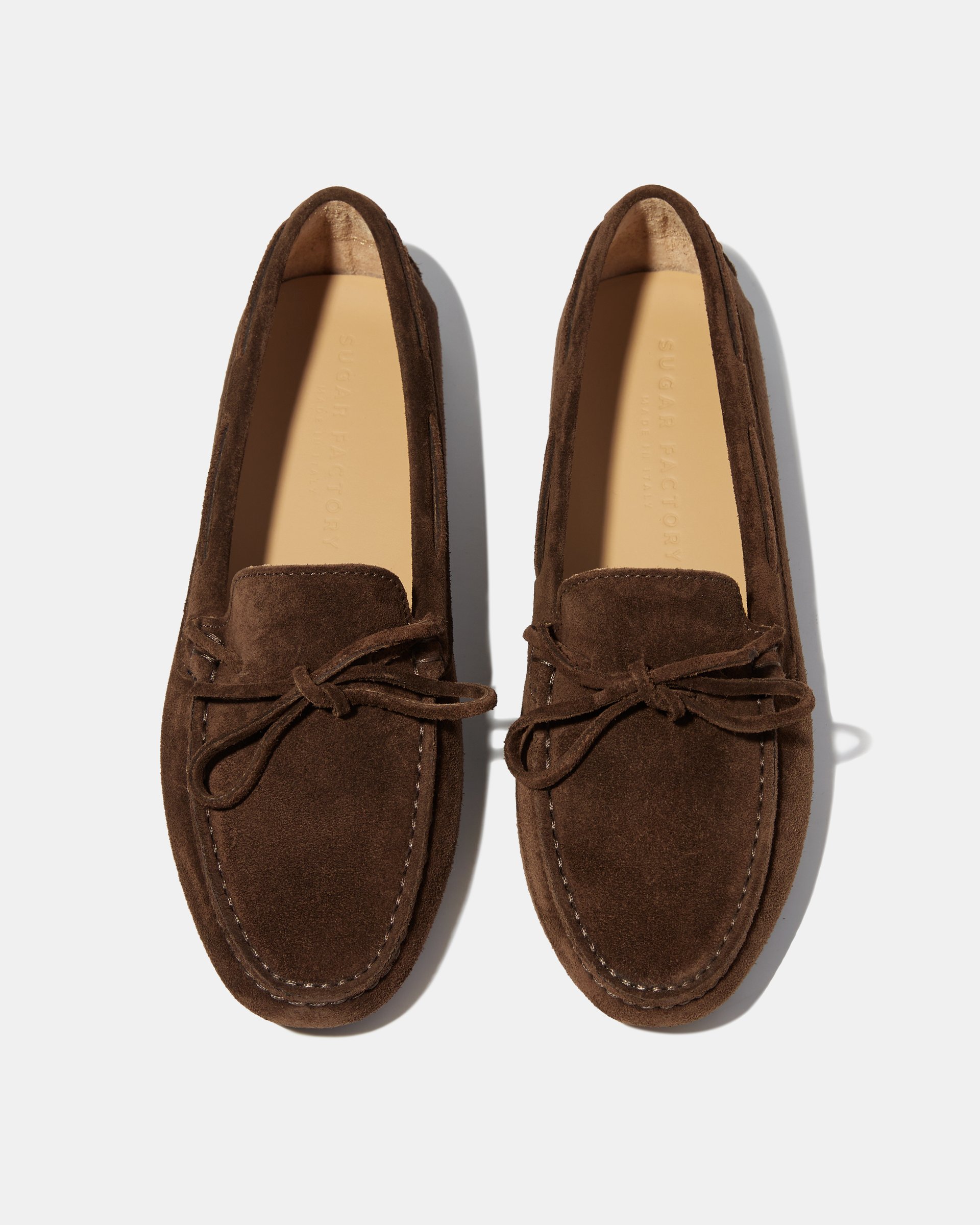 Темно-коричневые замшевые мокасины - Image 3 of 5