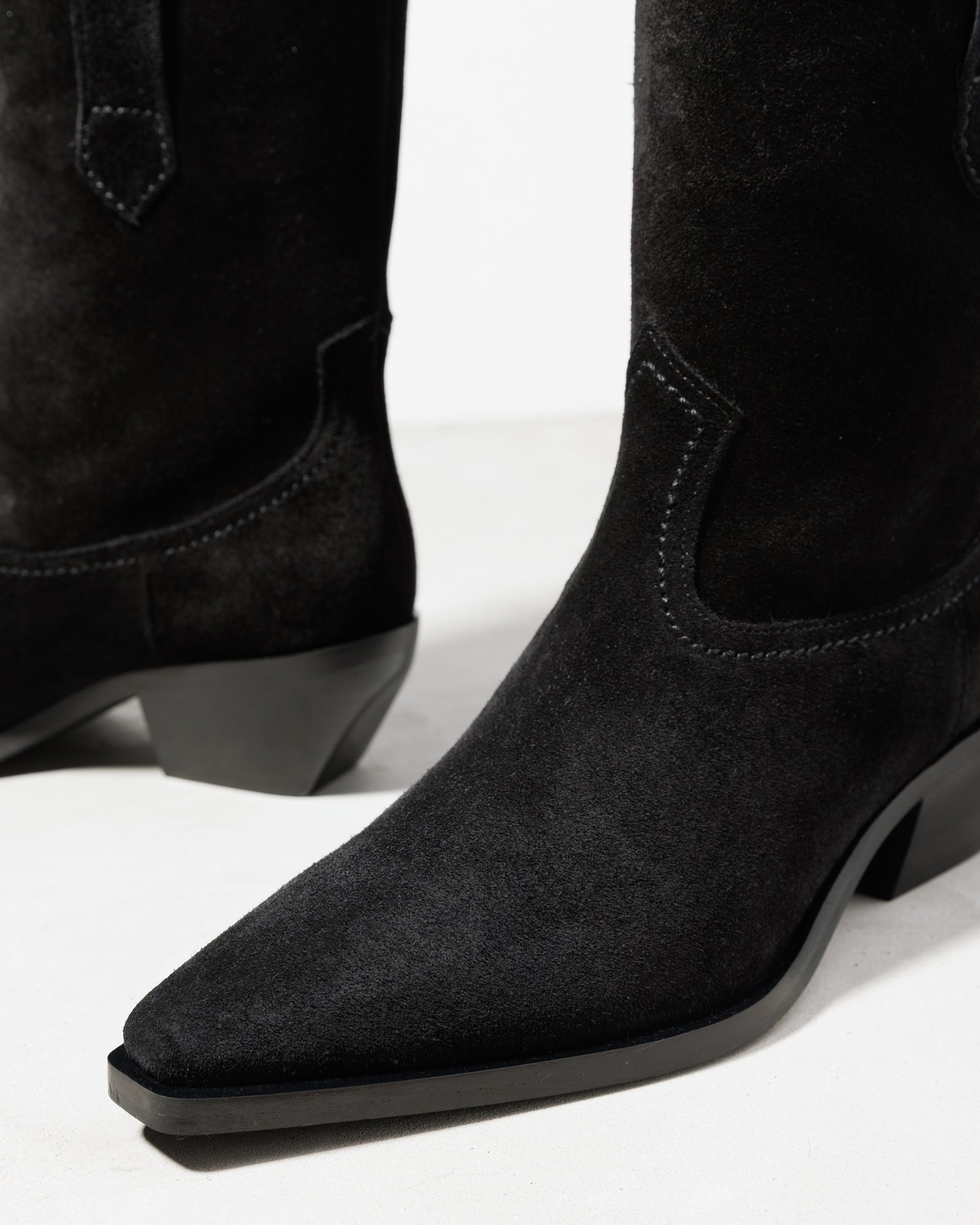 Черные замшевые ботильоны - Image 4 of 7