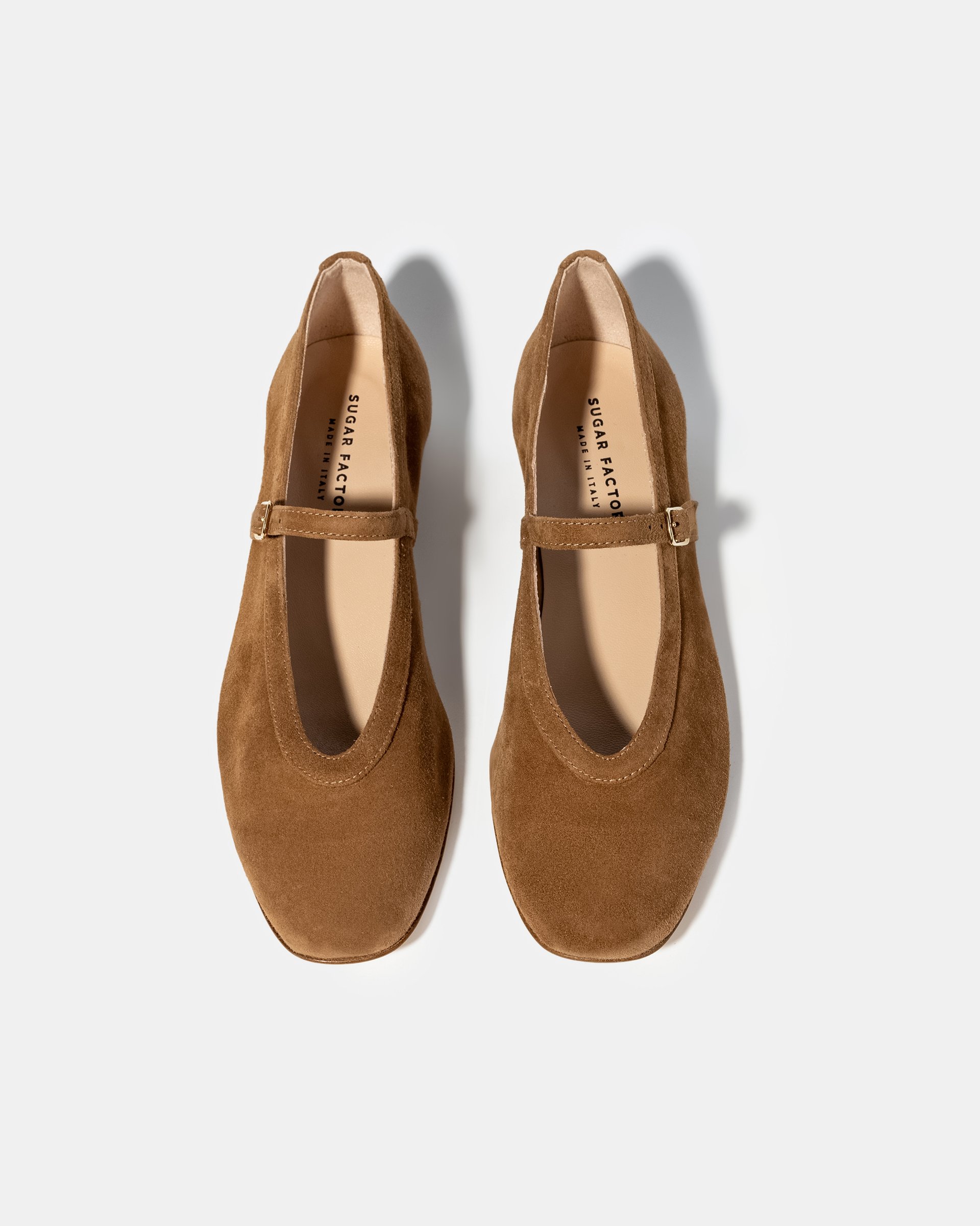 Коричневые замшевые балетки - Image 3 of 4