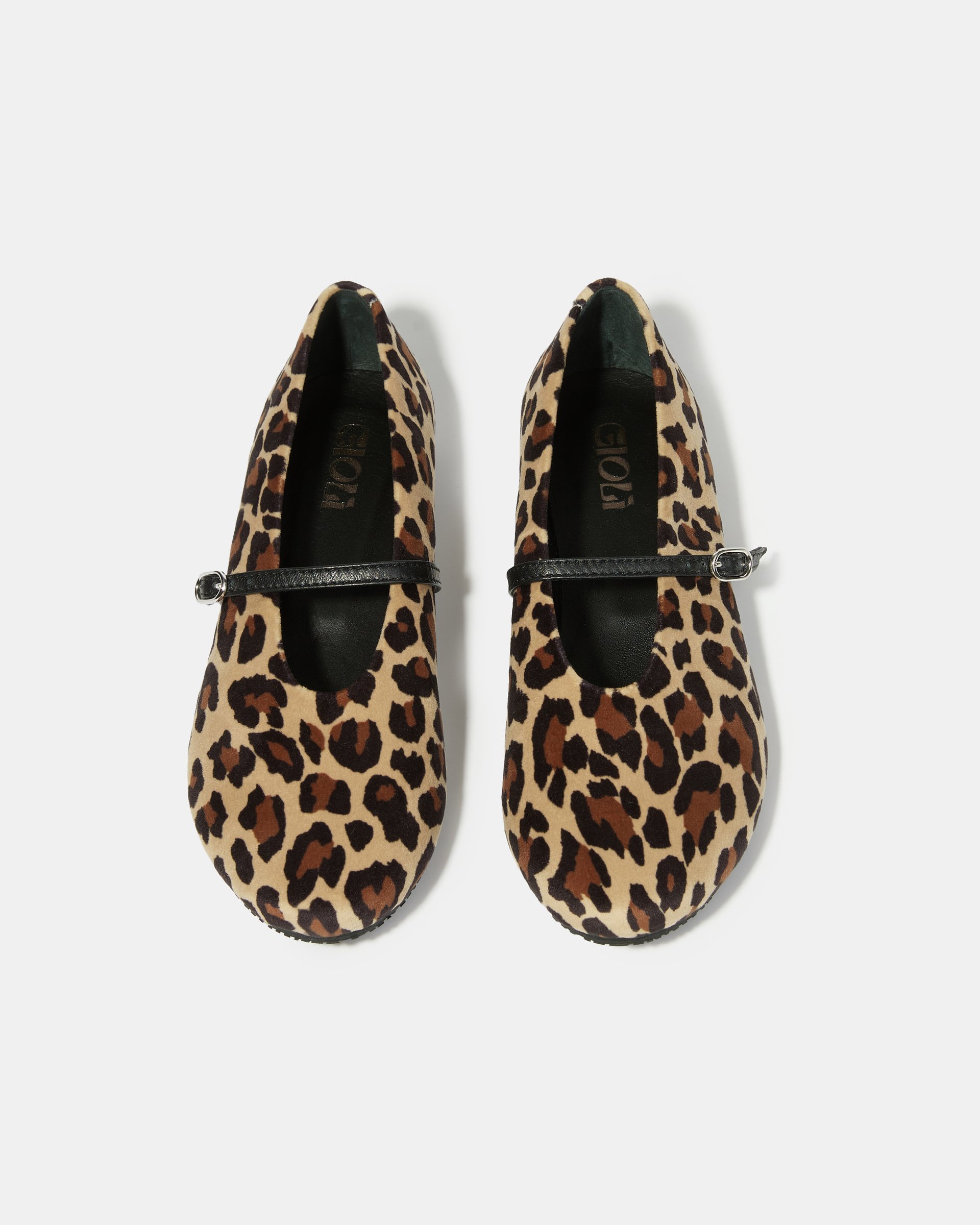 Балетки из вельвета с леопардовым принтом - Image 3 of 4