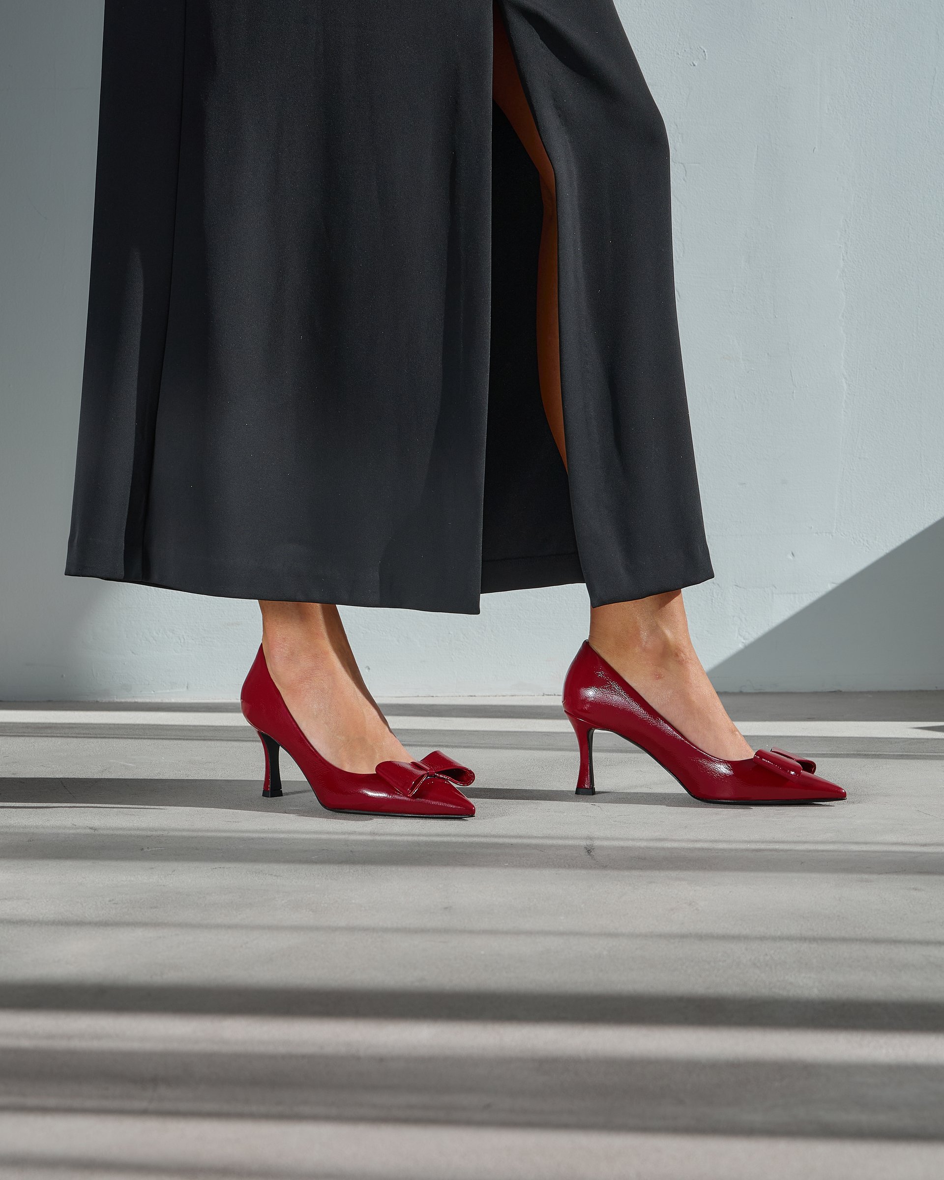 Бордовые туфли из лакированной кожи - Image 5 of 6