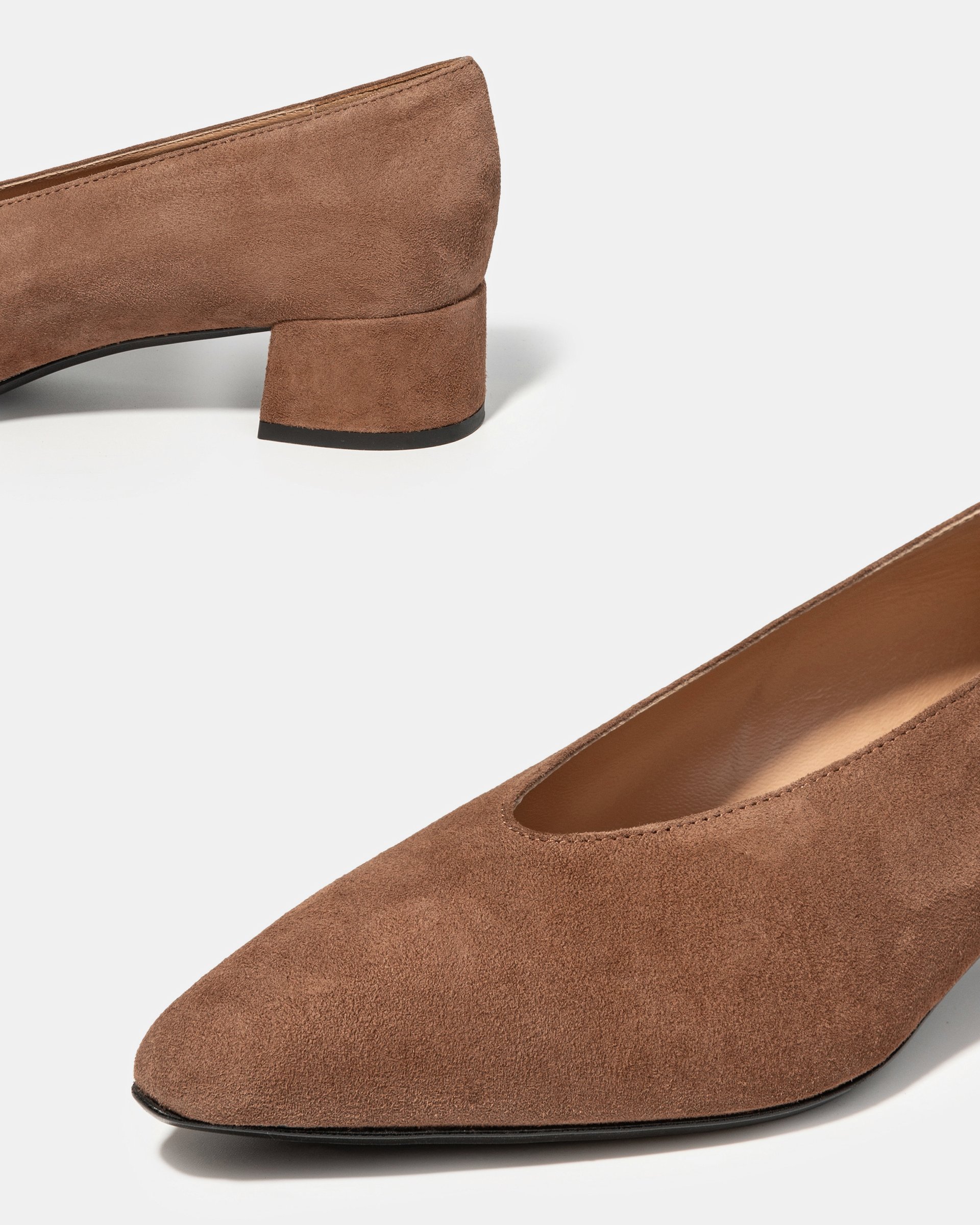 Бежевые замшевые туфли - Image 4 of 4