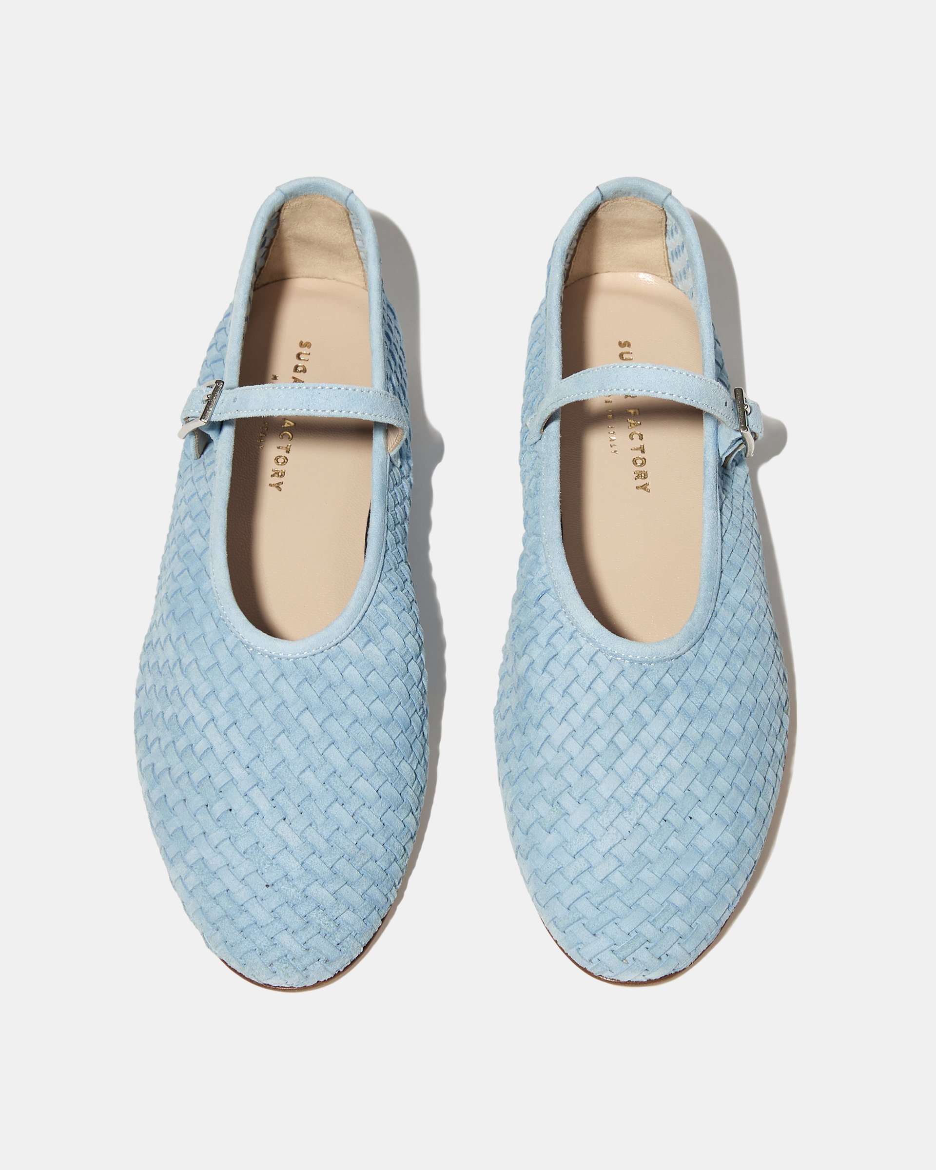 Голубые замшевые балетки - Image 3 of 5