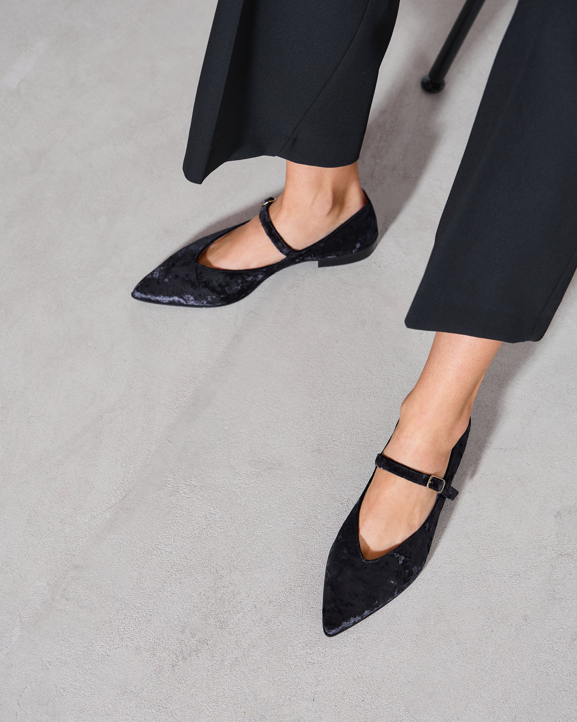 Черные кожаные балетки - Image 9 of 9