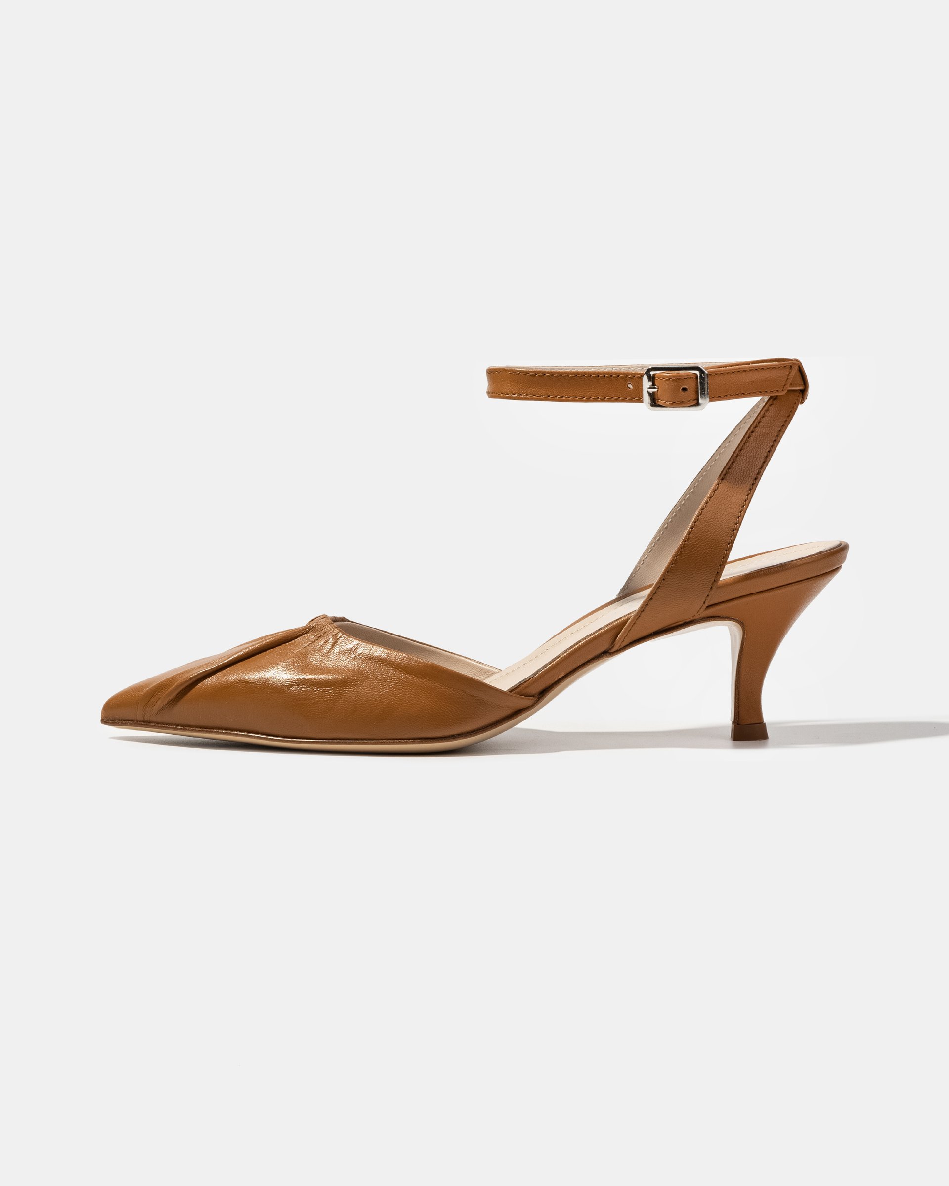 Коричневые туфли из натуральной кожи - Main image