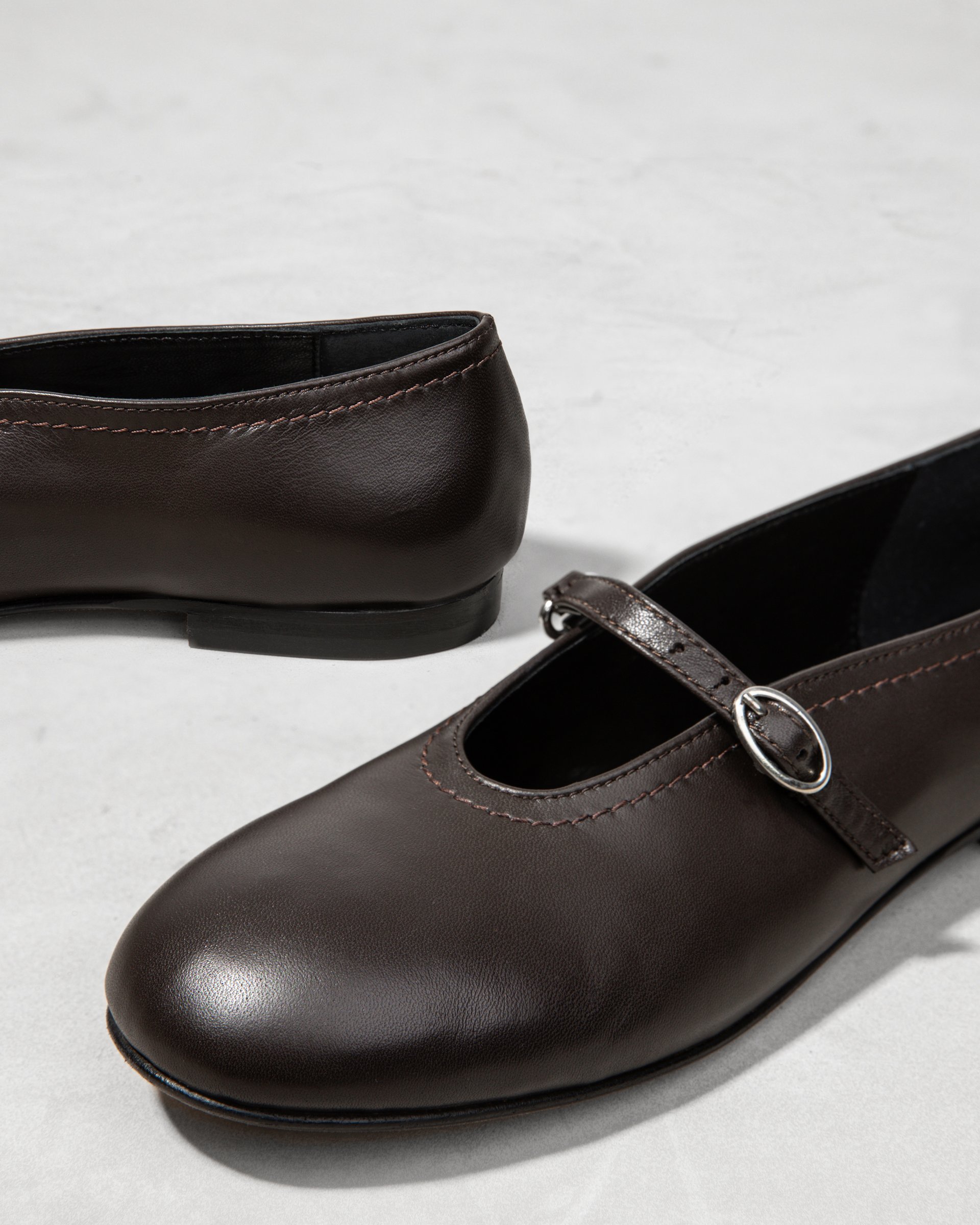 Темно-коричневые женские туфли - Image 3 of 6