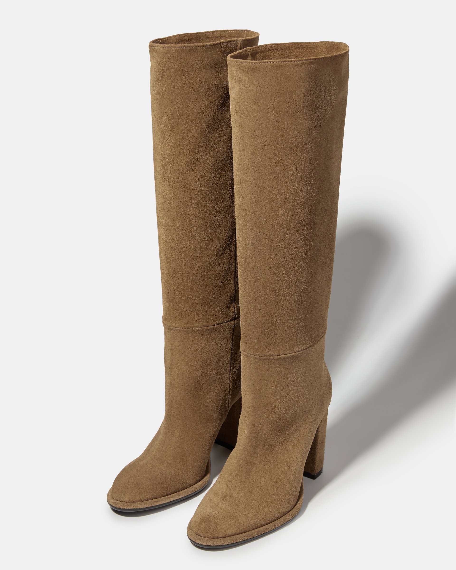 Коричневые сапоги из натуральной замши - Image 2 of 4