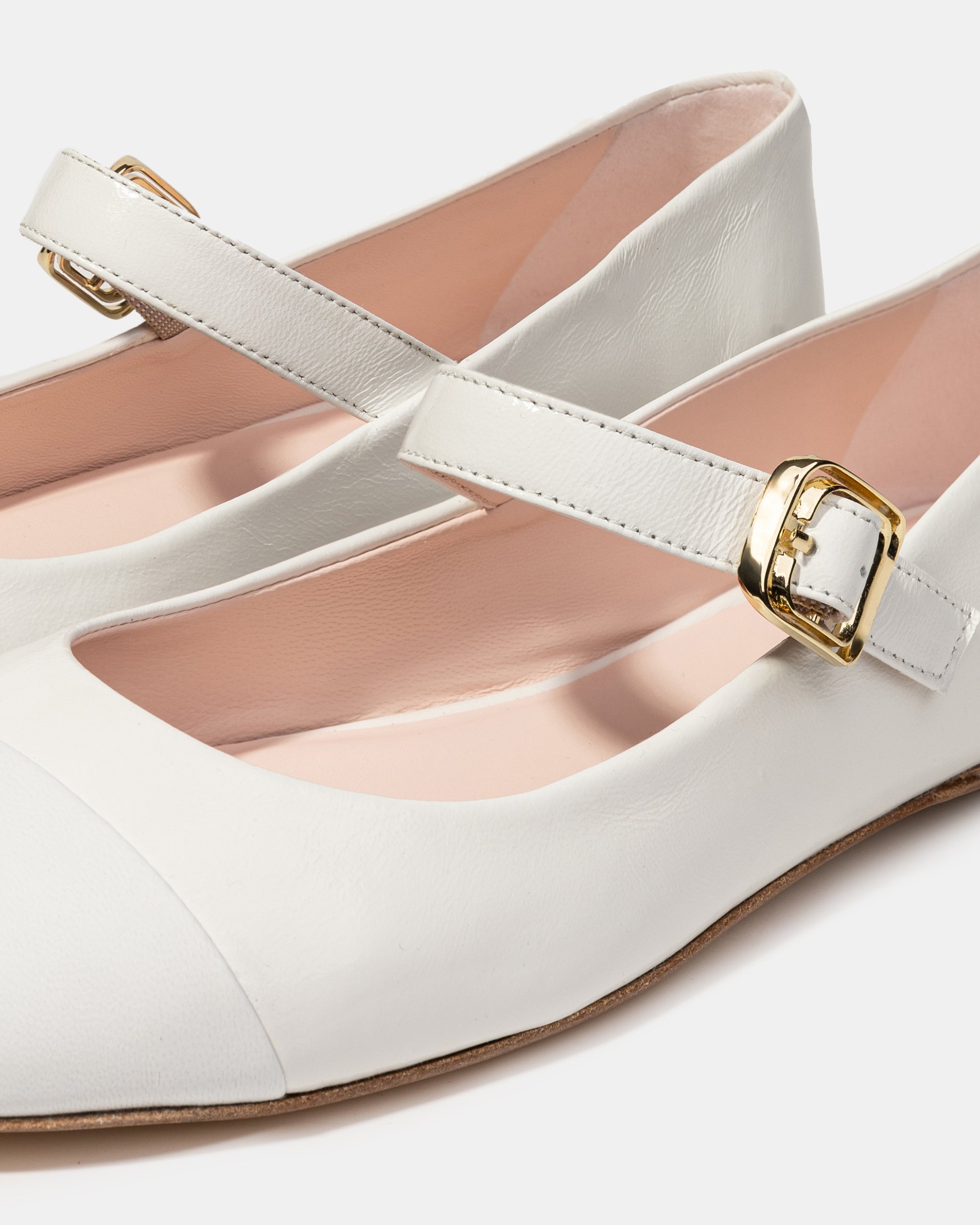 Белые балетки из лакированной кожи - Image 4 of 4