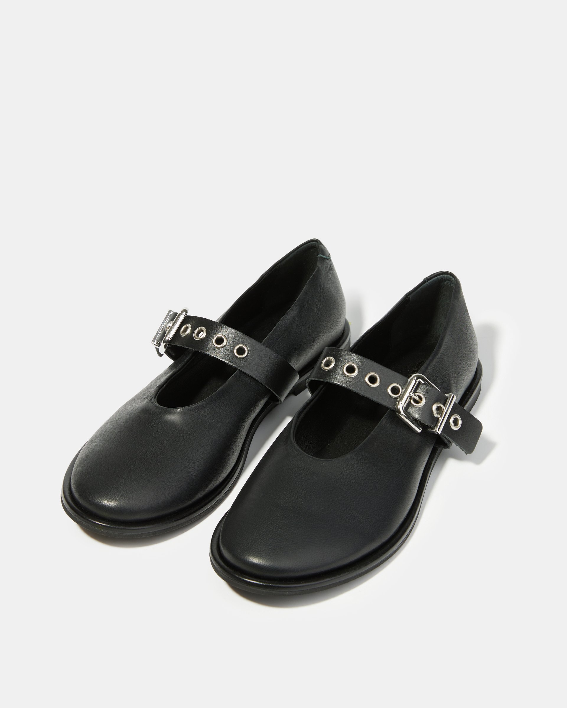 Черные кожаные балетки - Image 2 of 5