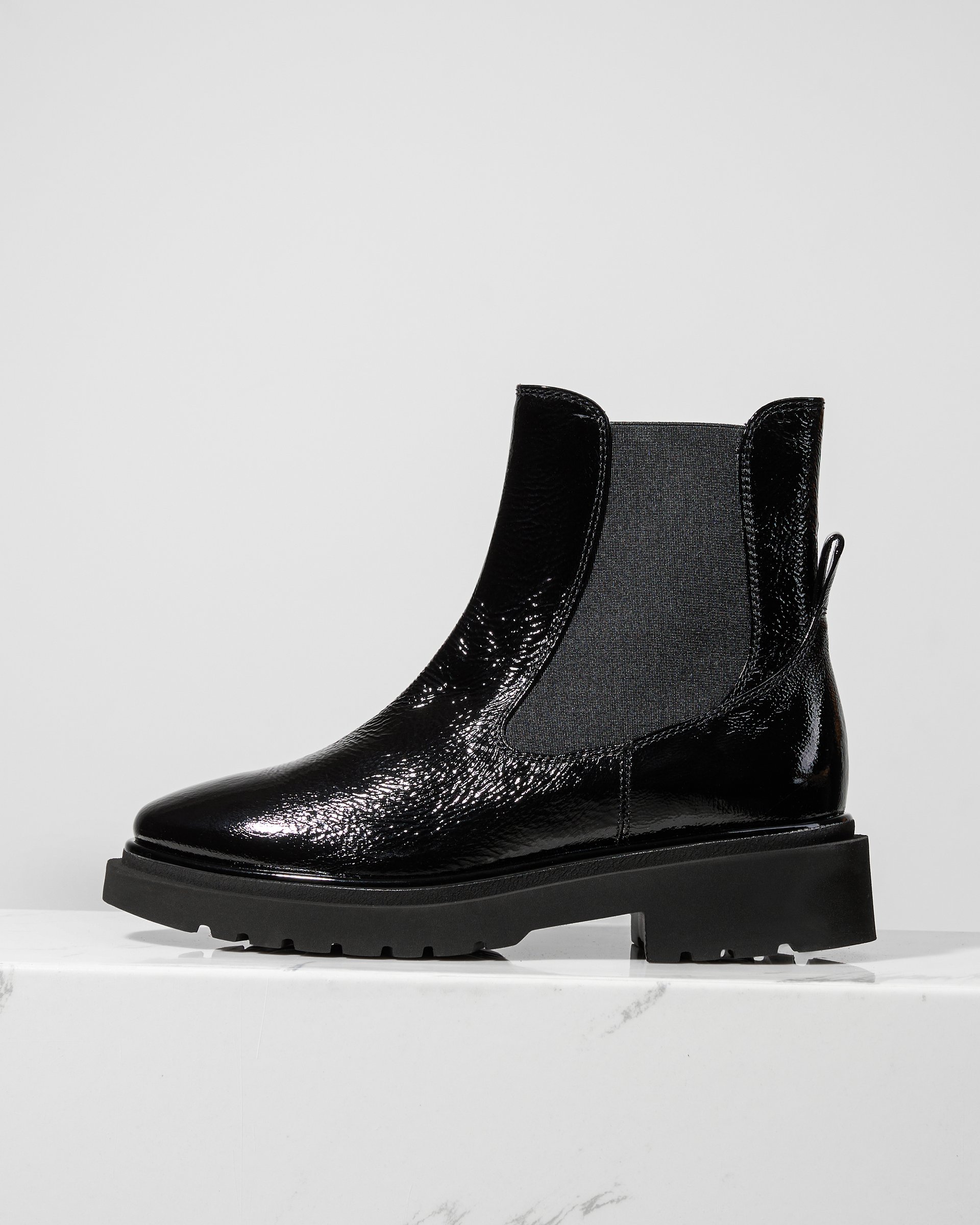 Черные лакированные ботинки, chelsea - Main image