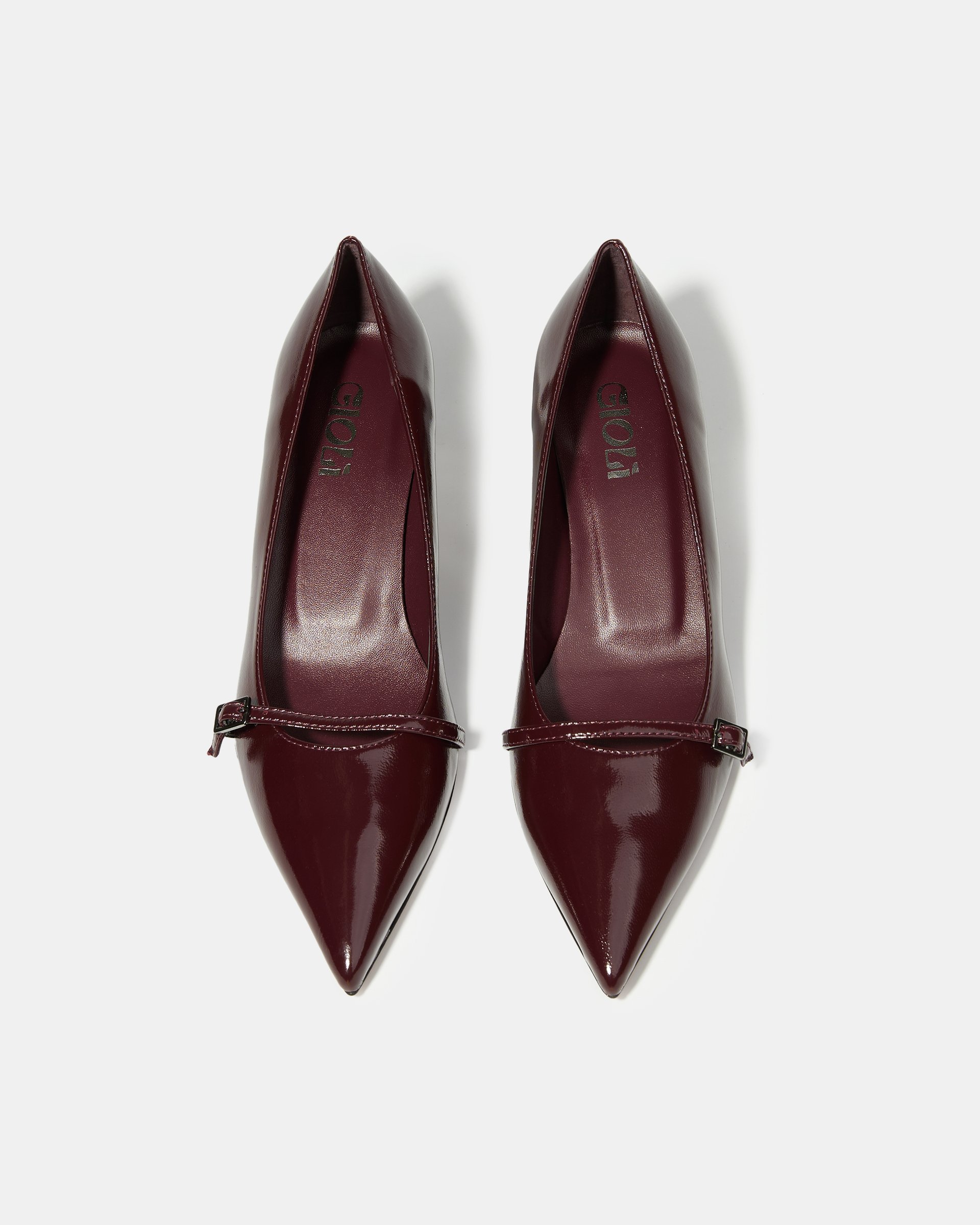 Бордовые туфли из натуральной кожи - Image 3 of 4