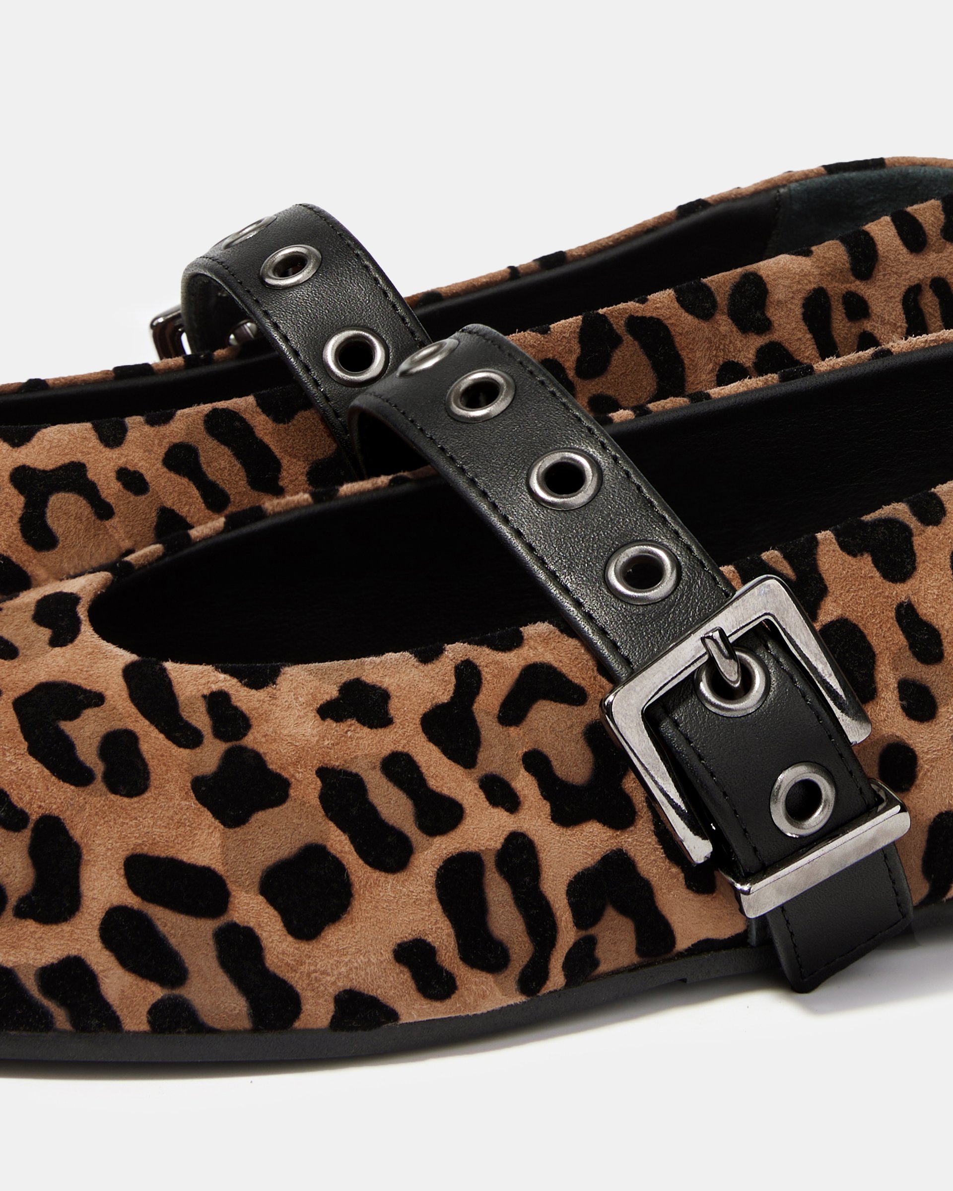 Леопардовые замшевые балетки - Image 4 of 5