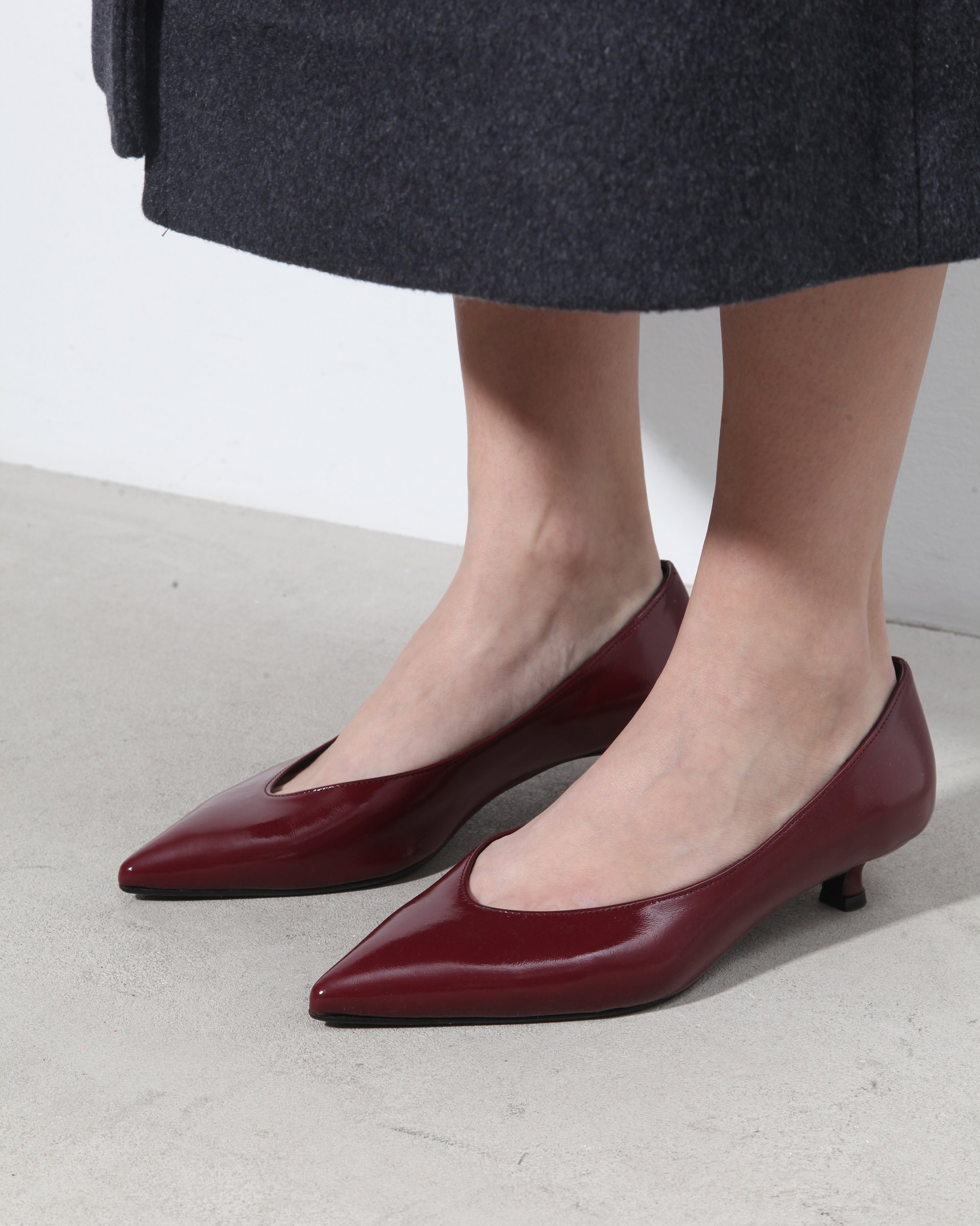 Винные лакированные туфли - Image 5 of 6