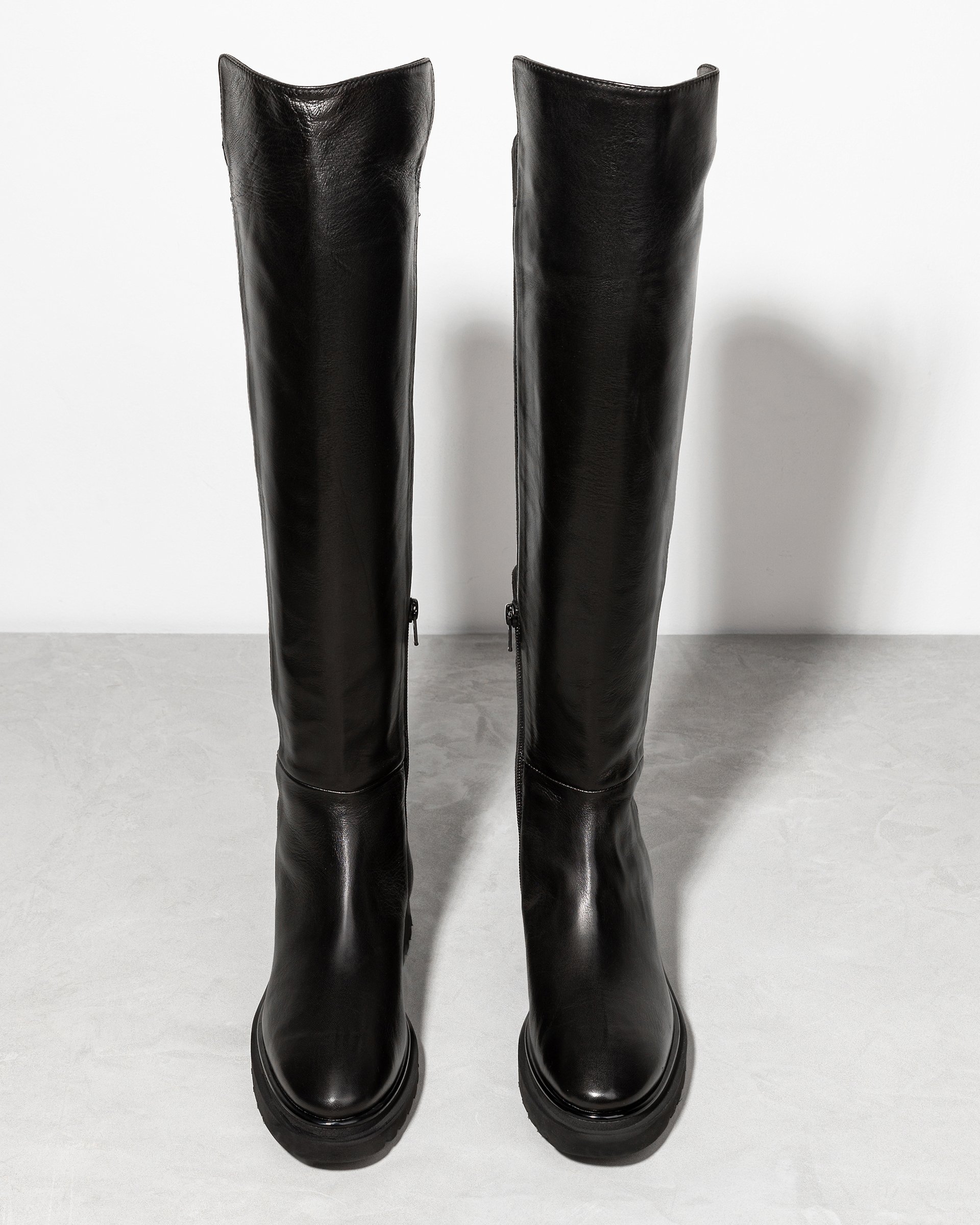 Черные кожаные сапоги - Image 3 of 6