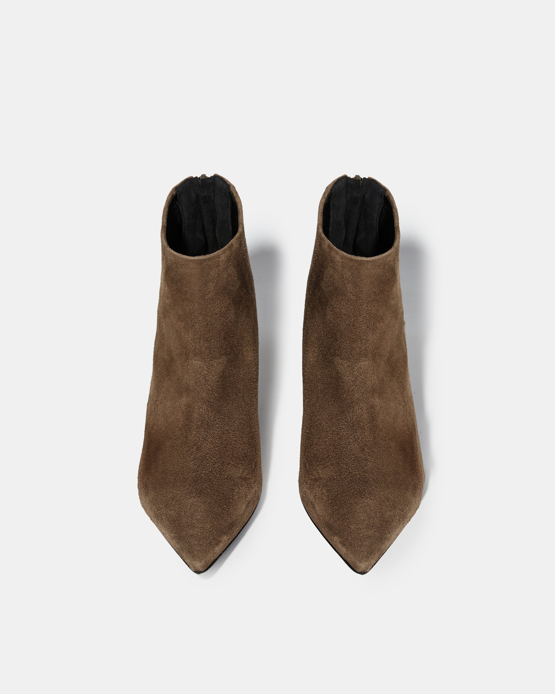 Коричневые замшевые ботильоны - Image 4 of 5