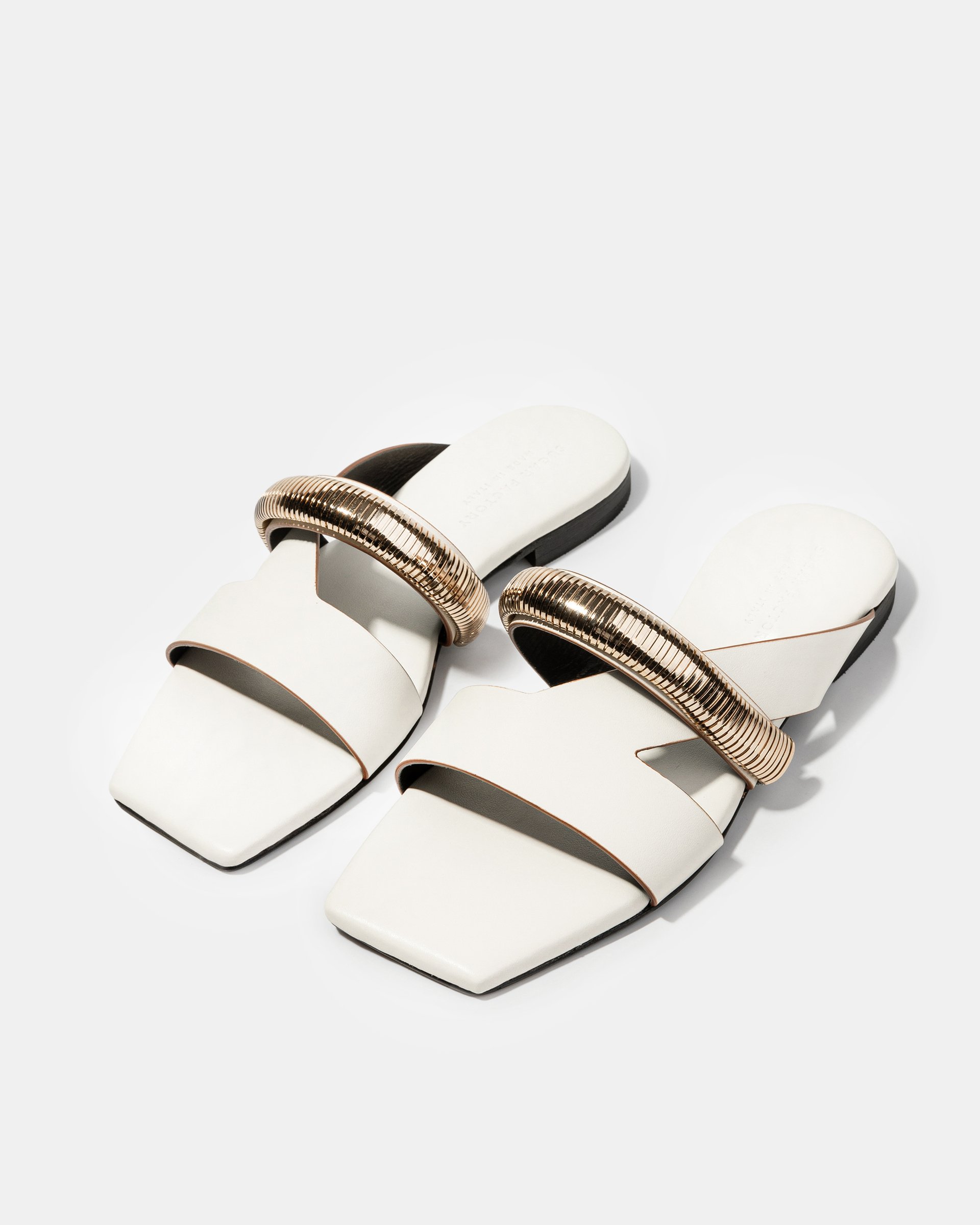 Белые пантолеты из натуральной кожи - Image 2 of 4